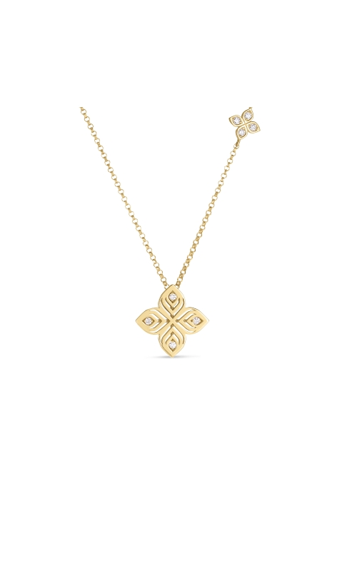Roberto Coin Arabesque Flower Necklace