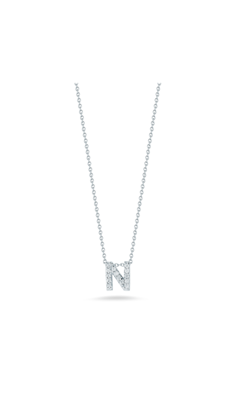 Roberto Coin Diamond Love Letter 'N' Necklace