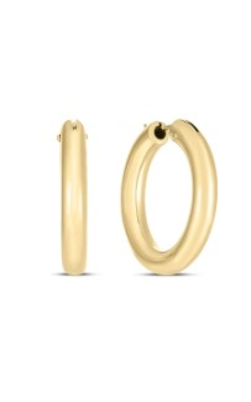 Roberto Coin Rounded Hoop Earrings