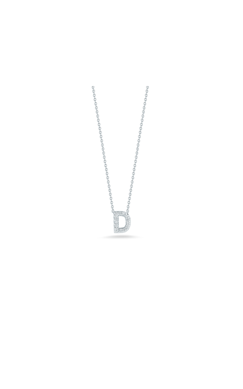Roberto Coin Love Letter 'D' Diamond Necklace