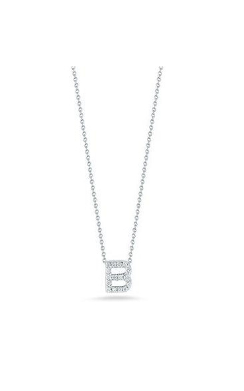 Roberto Coin Love Letter 'B' Diamond Necklace