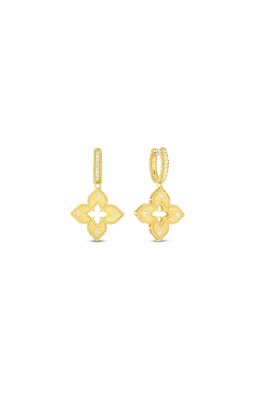 Roberto Coin Diamond Petite Venetian Princess Drop Earrings