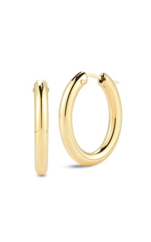 Roberto Coin Oval Hoop Earrings