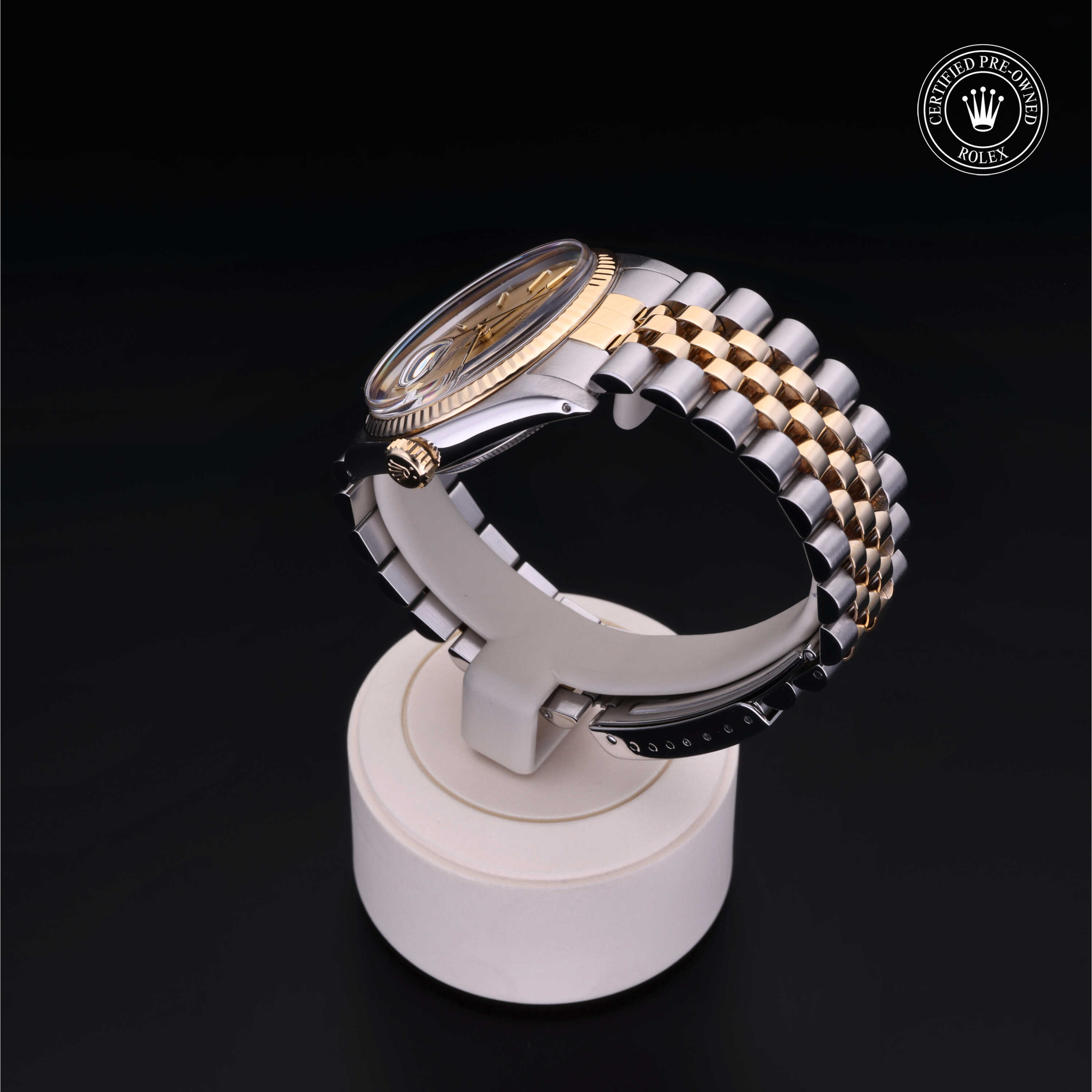 Rolex Datejust in Rolesor 18 Carat Yellow 16013 at Heller Jewelers
