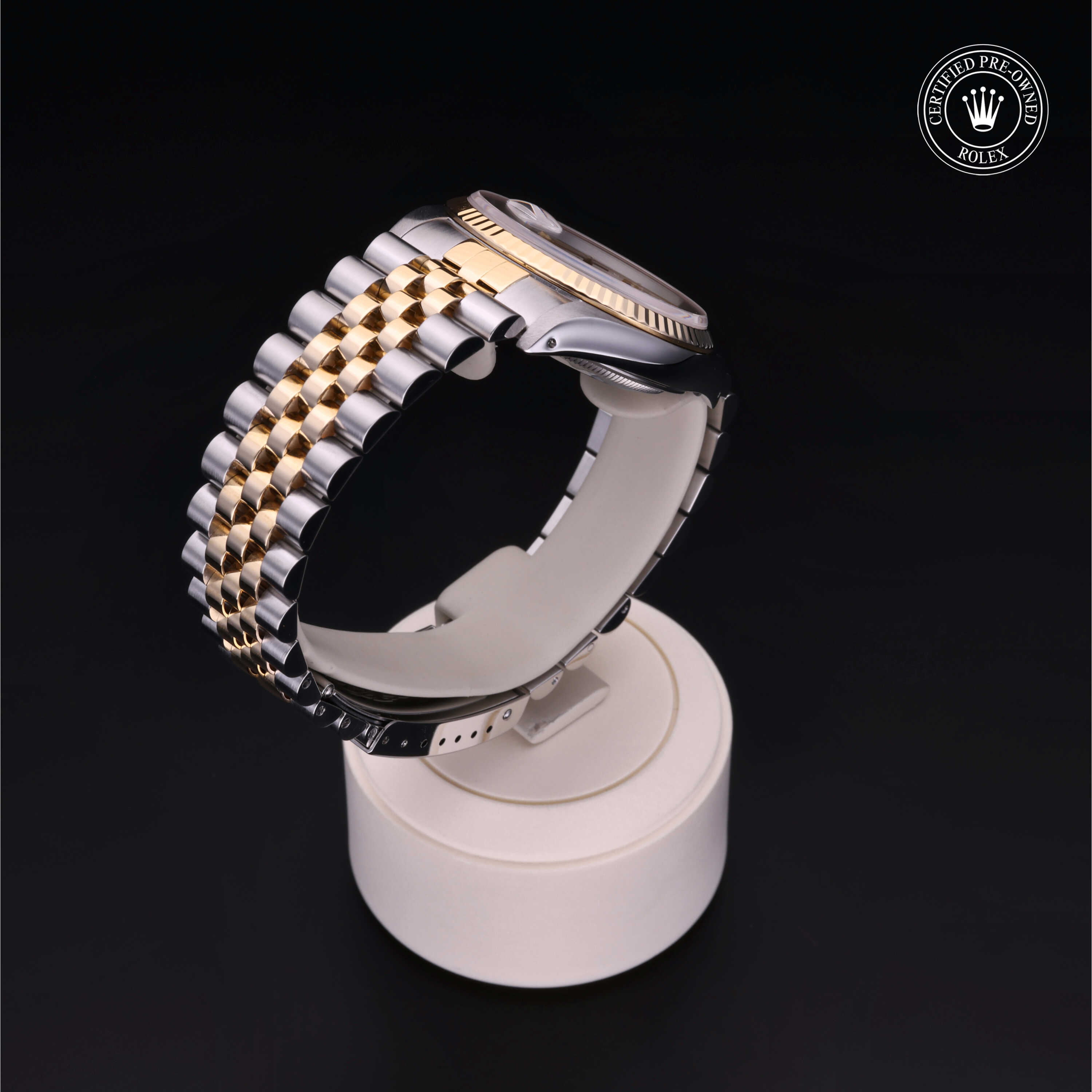Rolex Datejust in Rolesor 18 Carat Yellow M16233-0019 at Heller Jewelers