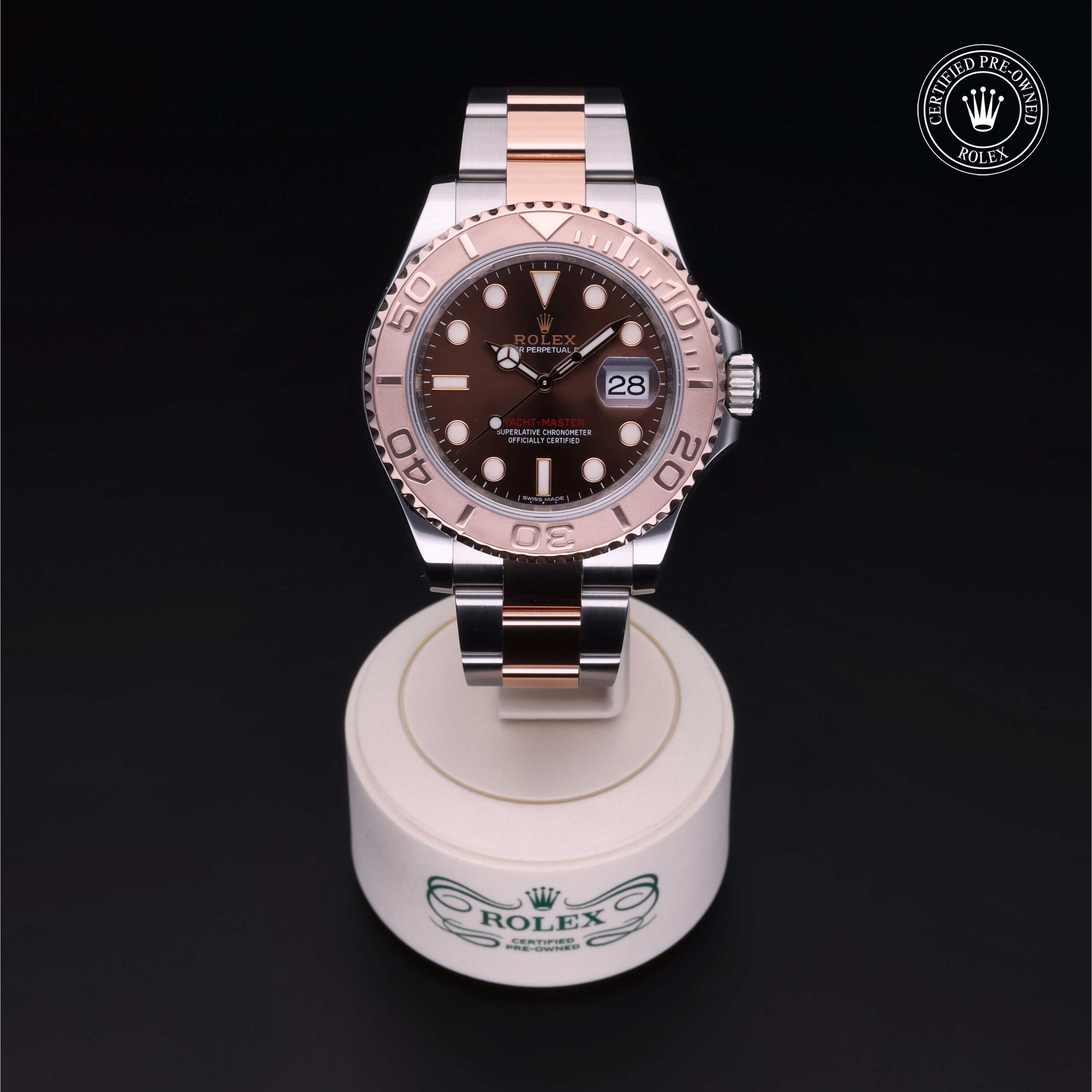 Rolex Yacht-Master in Rolesor 18 Carat Red M116621-0001 at Heller Jewelers