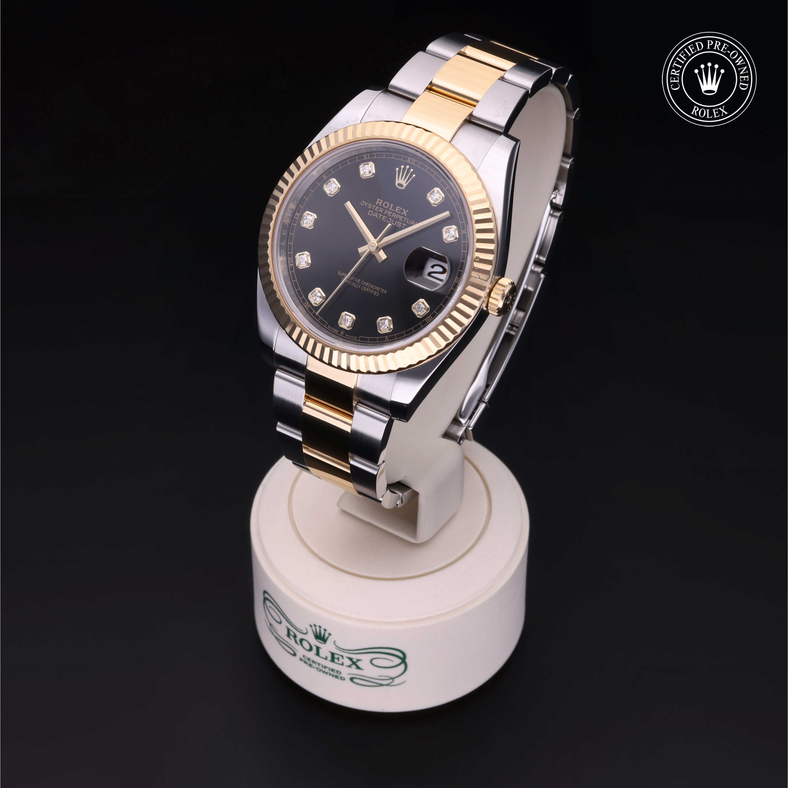 Rolex Datejust in Rolesor 18 Carat Yellow M126333-0005 at Heller Jewelers