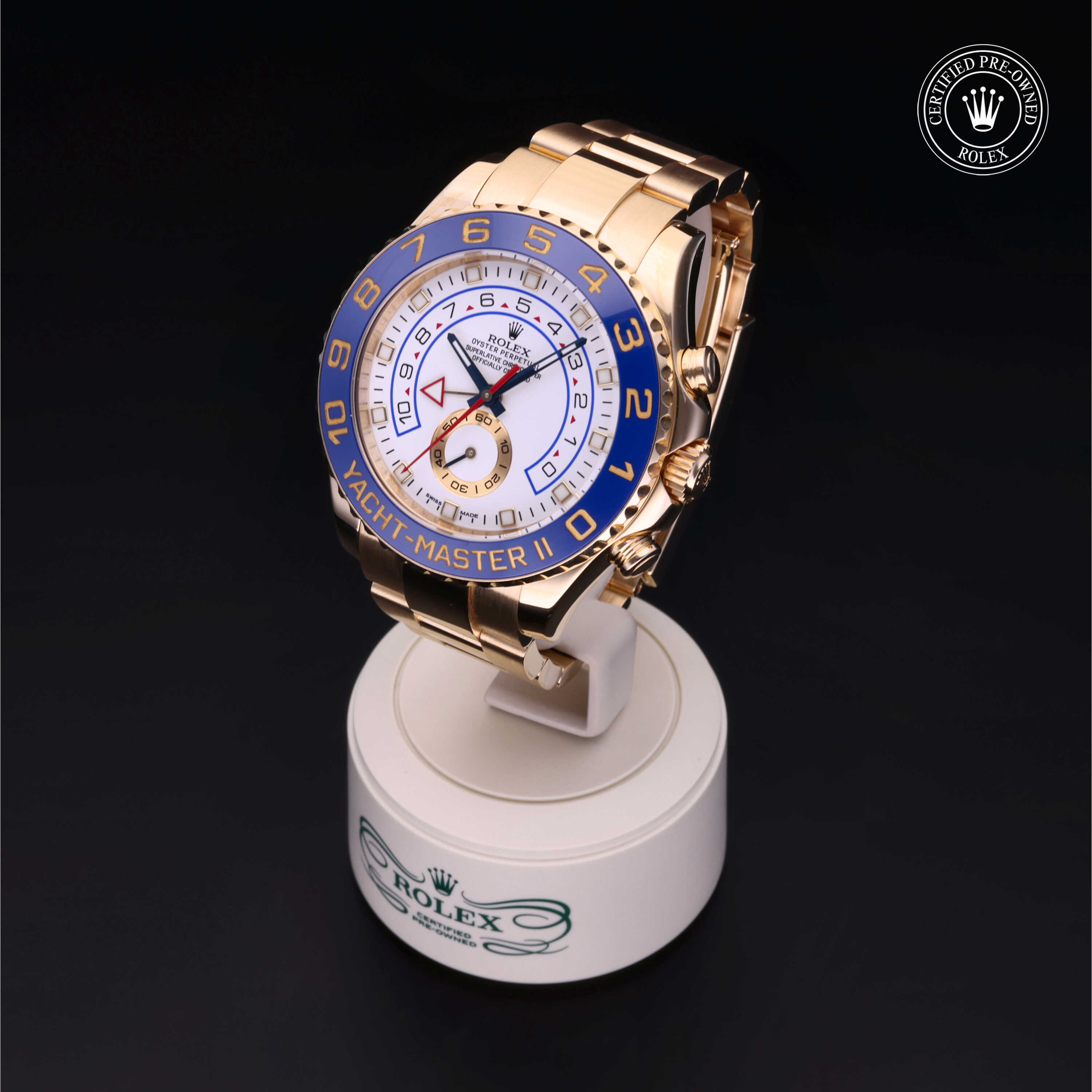 Rolex Yacht-Master II in Gold 18 Carat Yellow M116688-0001 at Heller Jewelers