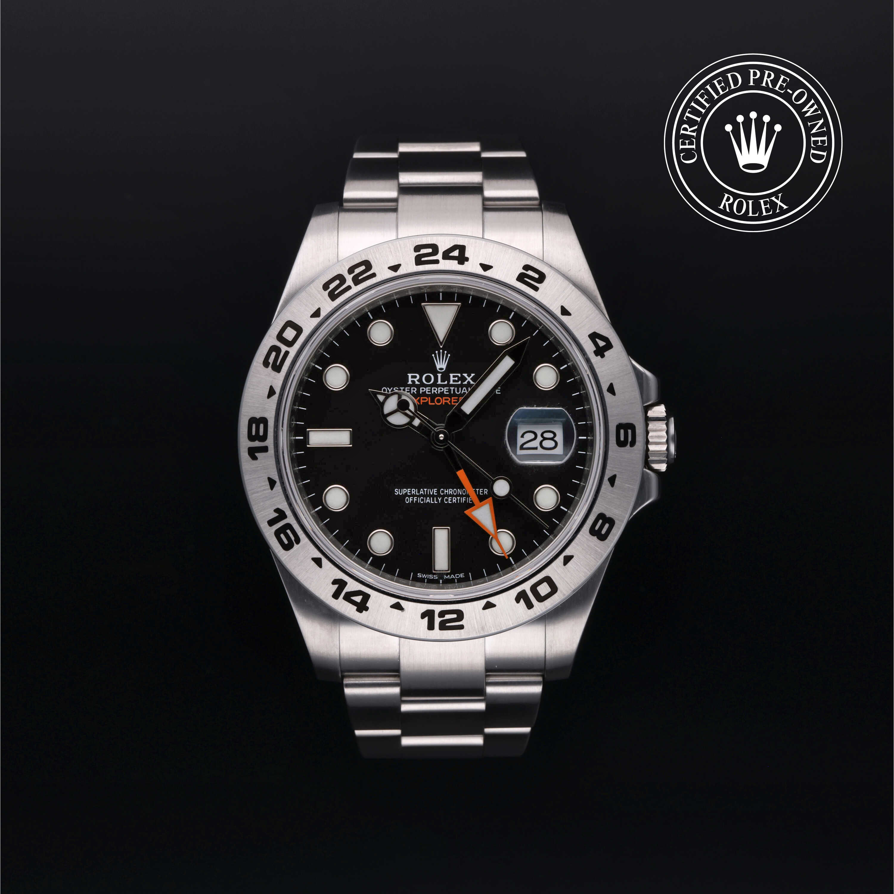 Rolex Explorer II in Steel M216570-0002 at Heller Jewelers