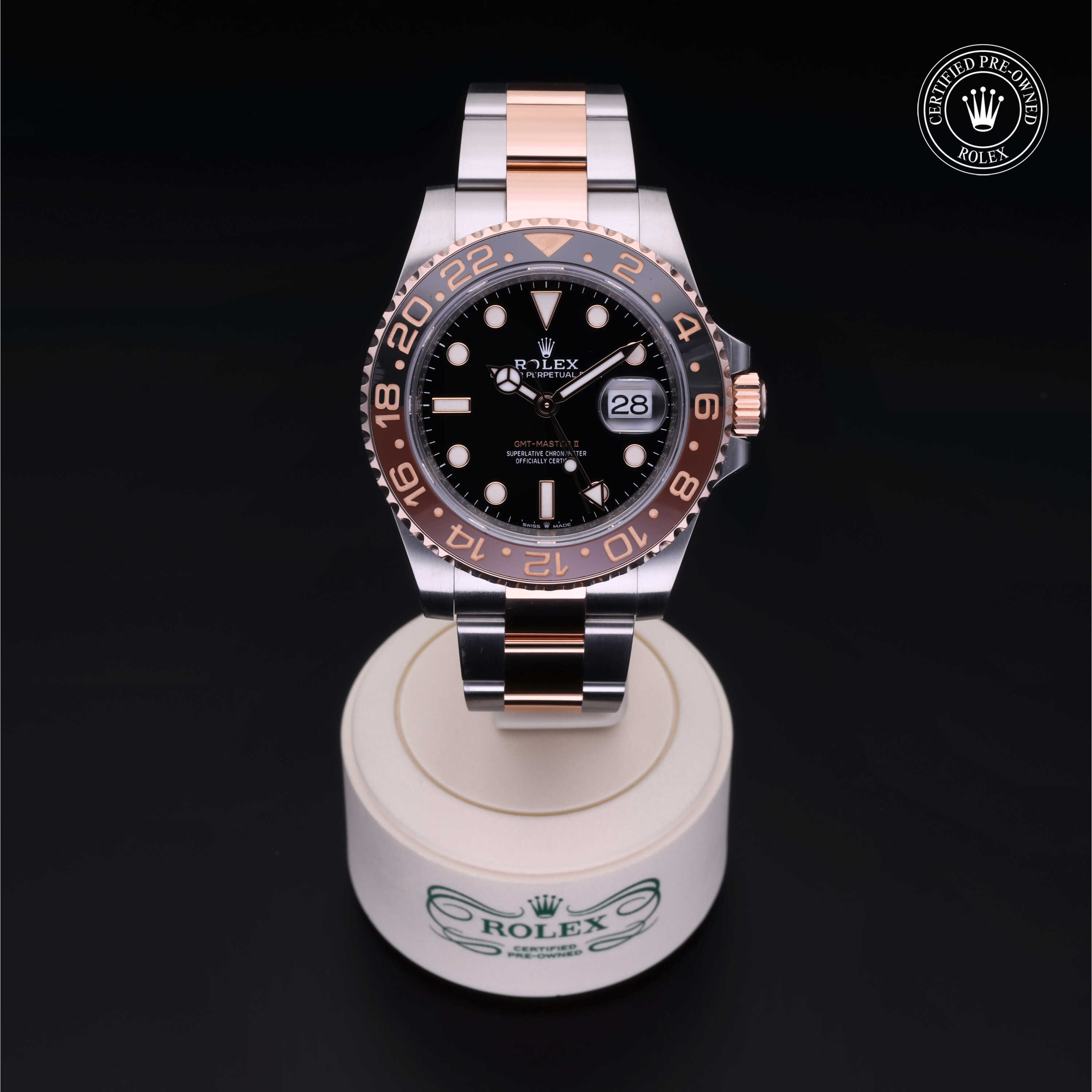 Rolex GMT-Master II in Rolesor 18 Carat Red M126711CHNR-0002 at Heller Jewelers