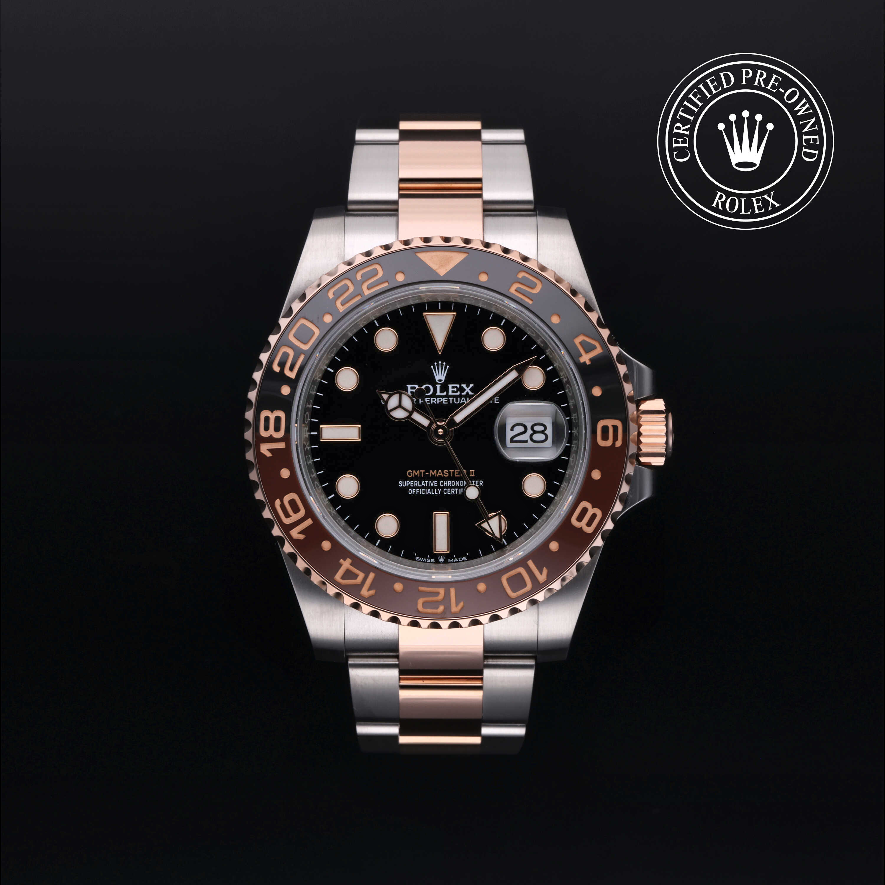 Rolex GMT-Master II in Rolesor 18 Carat Red M126711CHNR-0002 at Heller Jewelers
