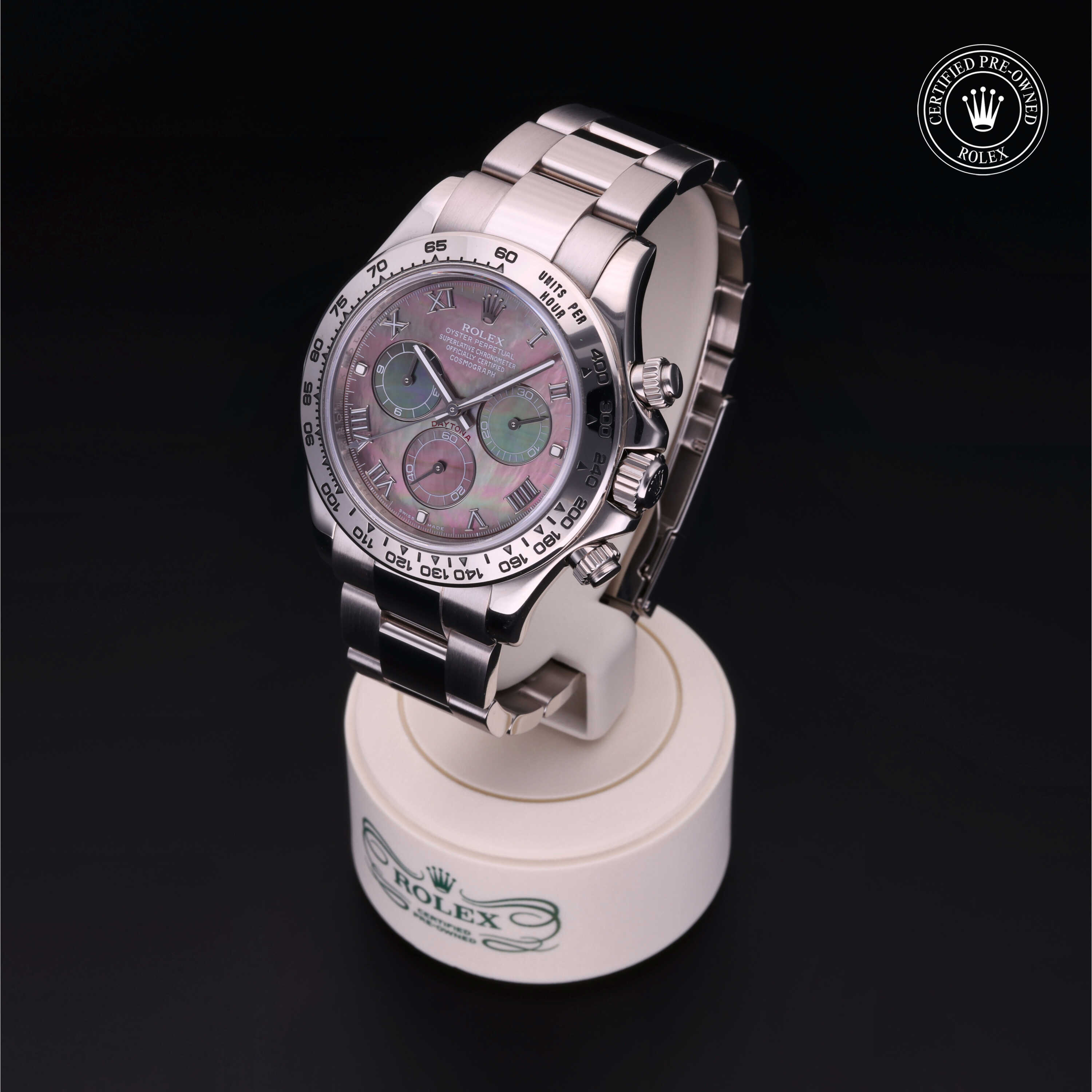 Rolex Cosmograph Daytona in Gold 18 Carat White M116509-0014 at Heller Jewelers