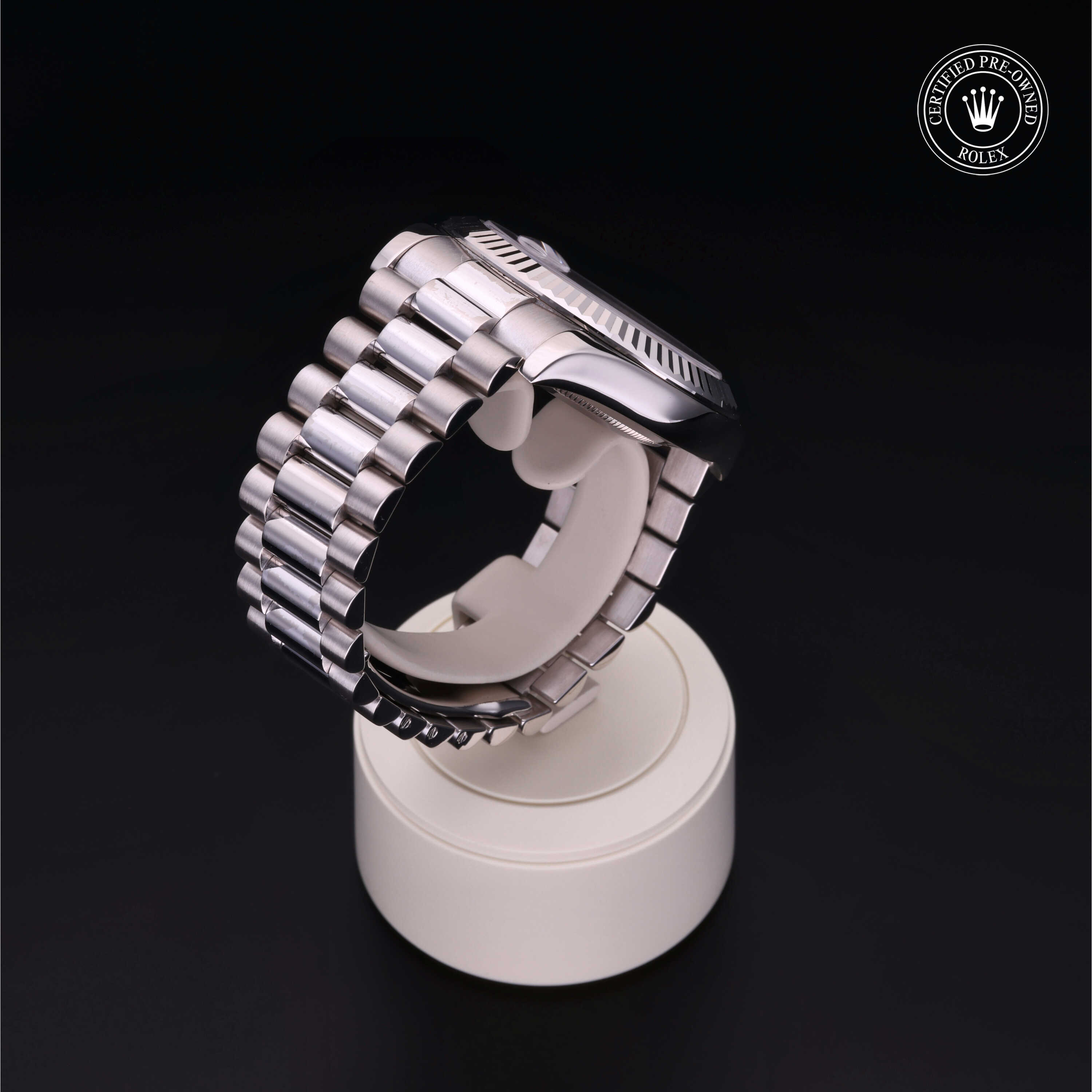 Rolex Day-Date in Gold 18 Carat White M218239-0015 at Heller Jewelers