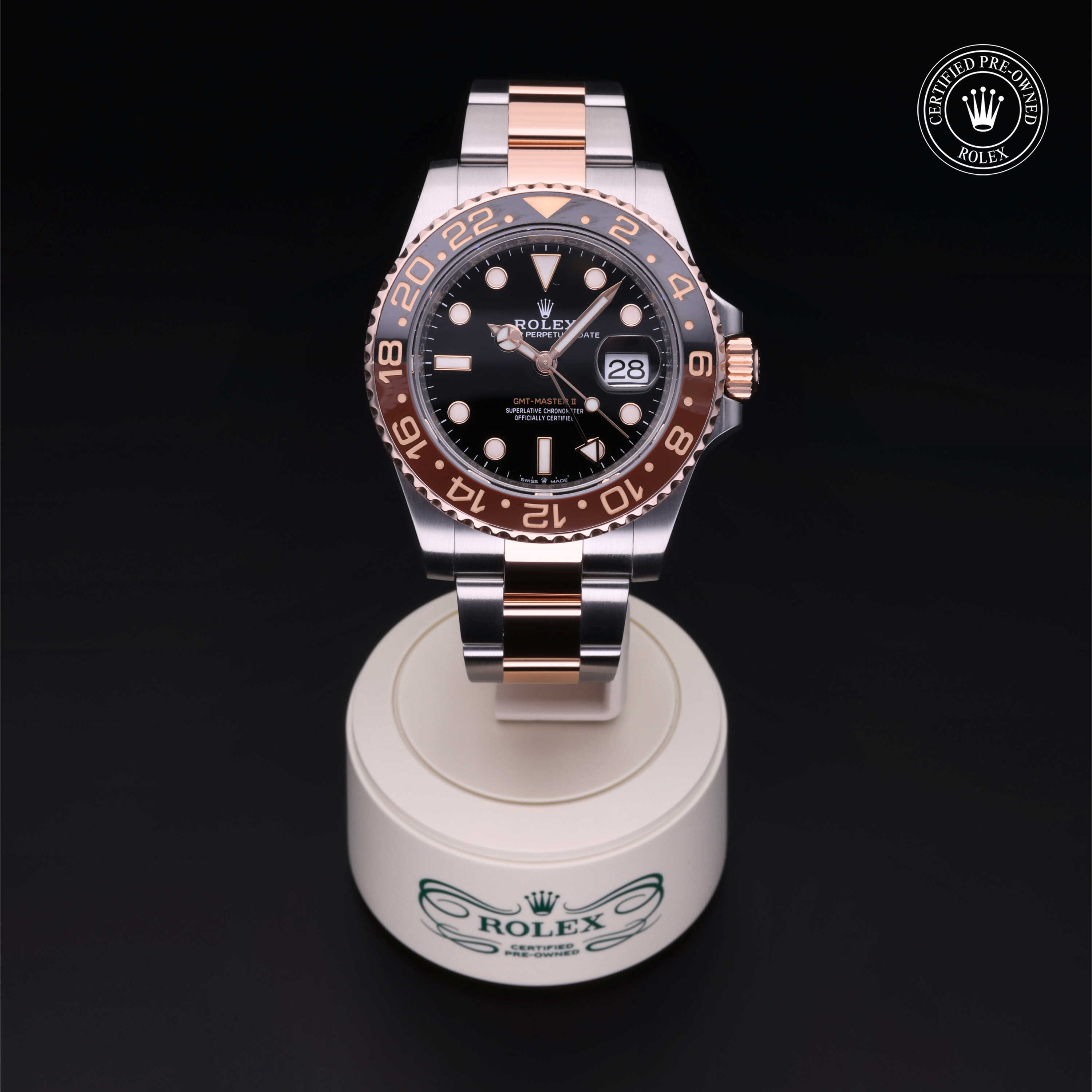Rolex GMT-Master II in Rolesor 18 Carat Red M126711CHNR-0002 at Heller Jewelers