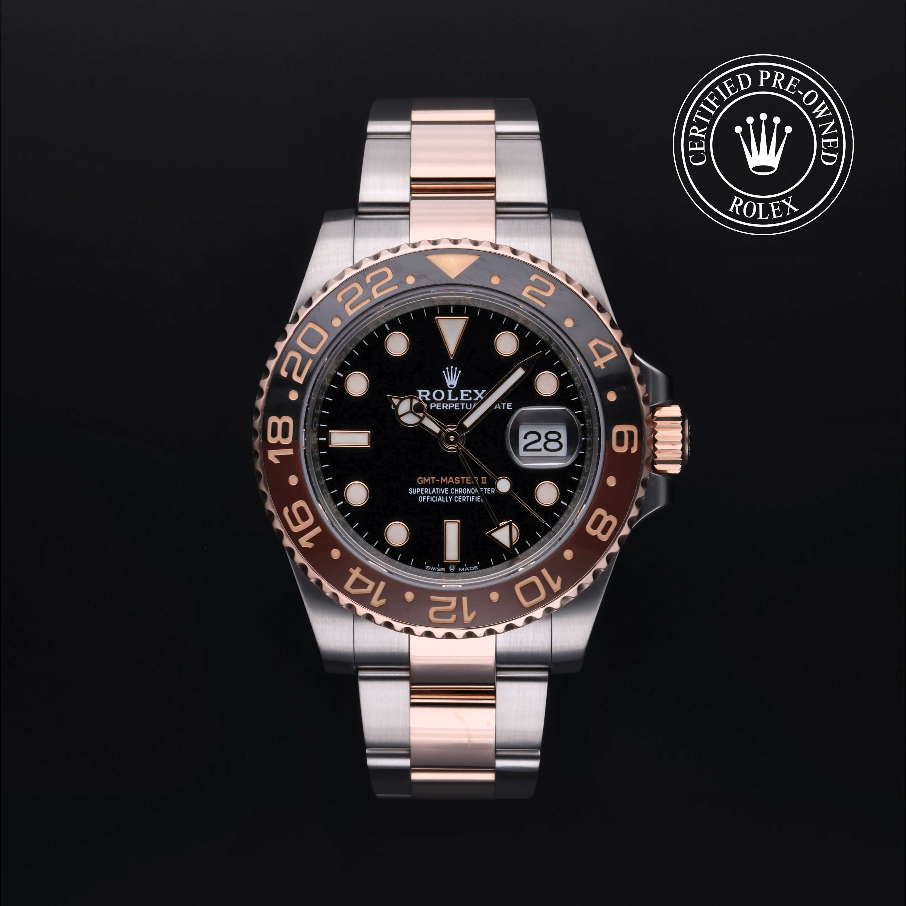 Rolex GMT-Master II in Rolesor 18 Carat Red M126711CHNR-0002 at Heller Jewelers