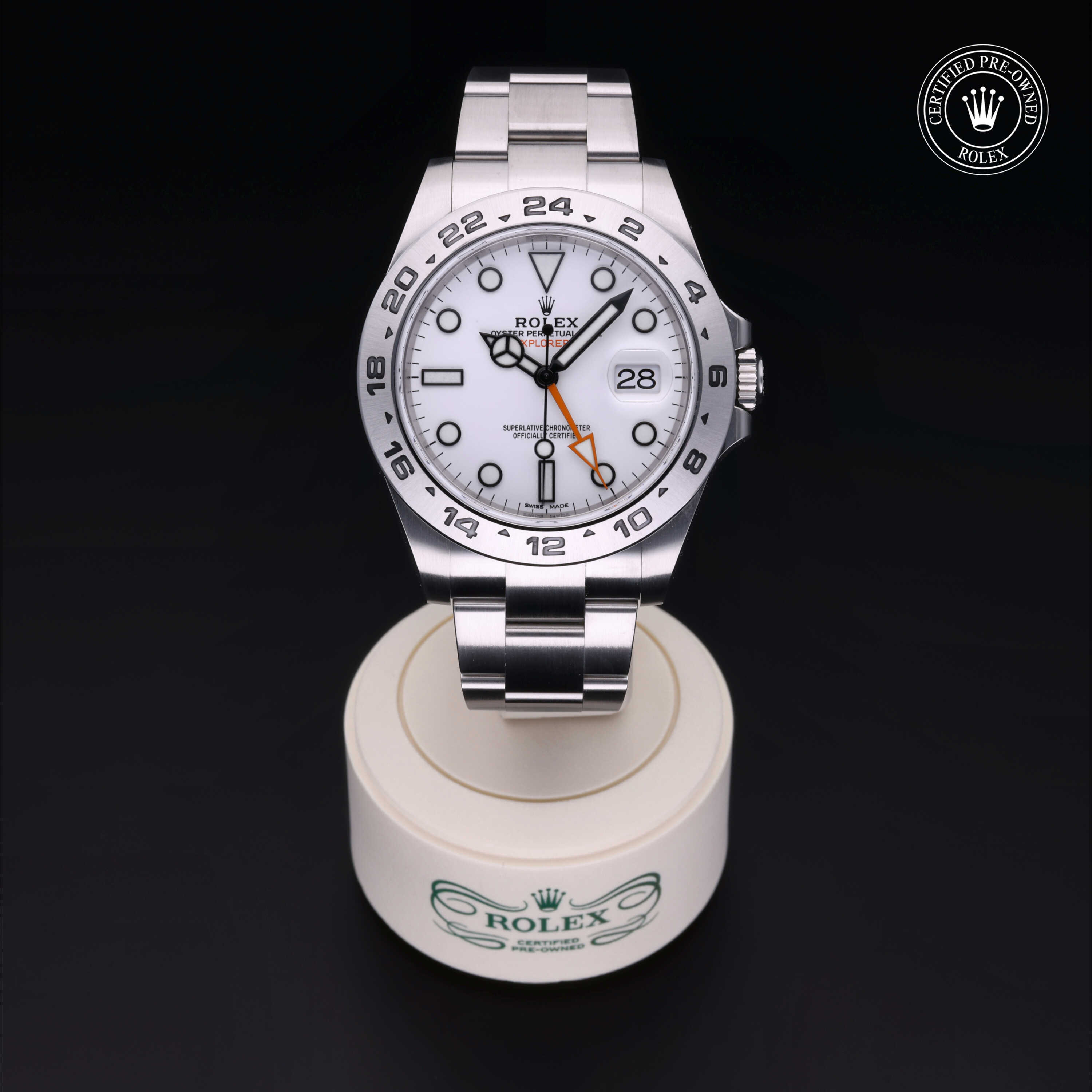 Rolex Explorer II in Steel M216570-0001 at Heller Jewelers