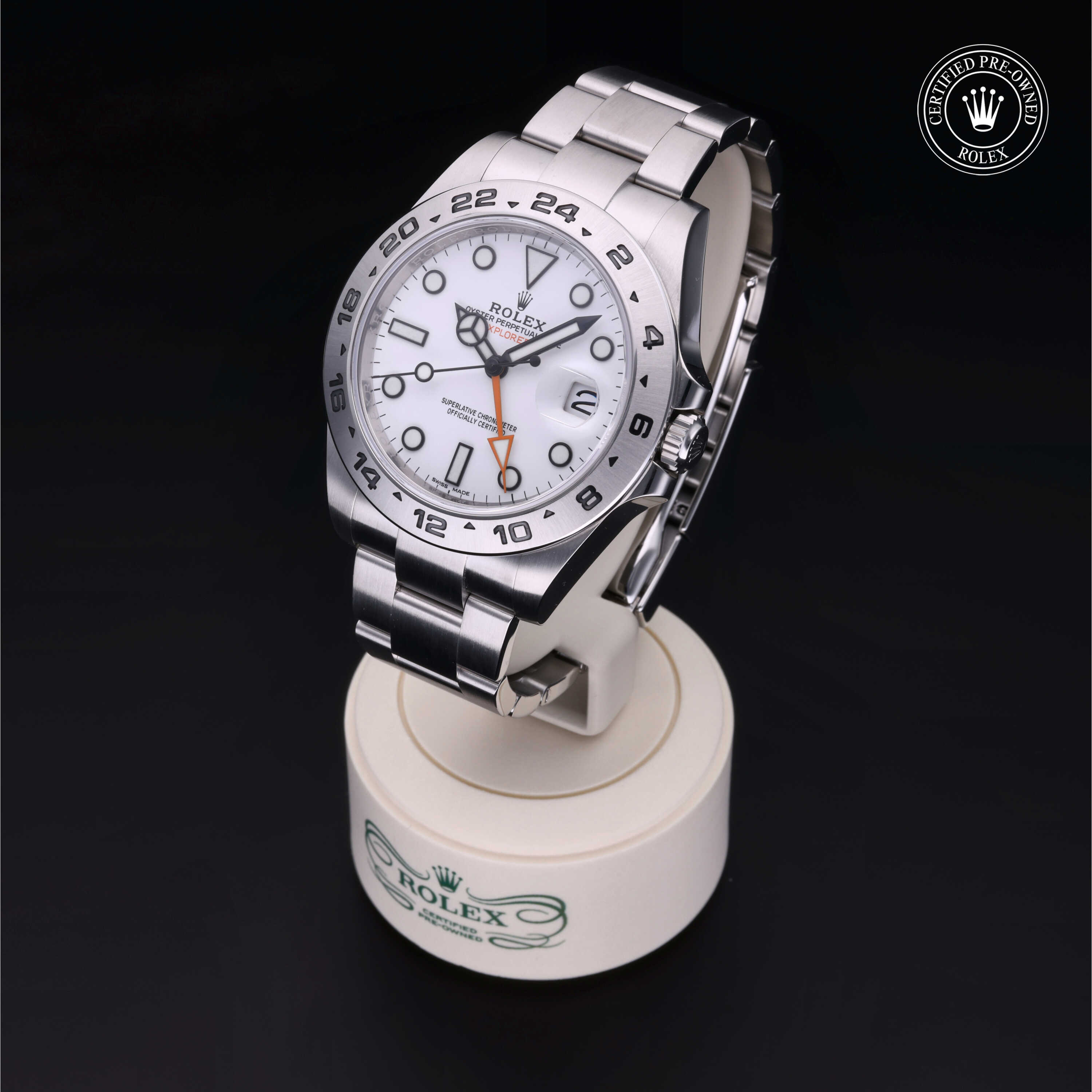 Rolex Explorer II in Steel M216570-0001 at Heller Jewelers