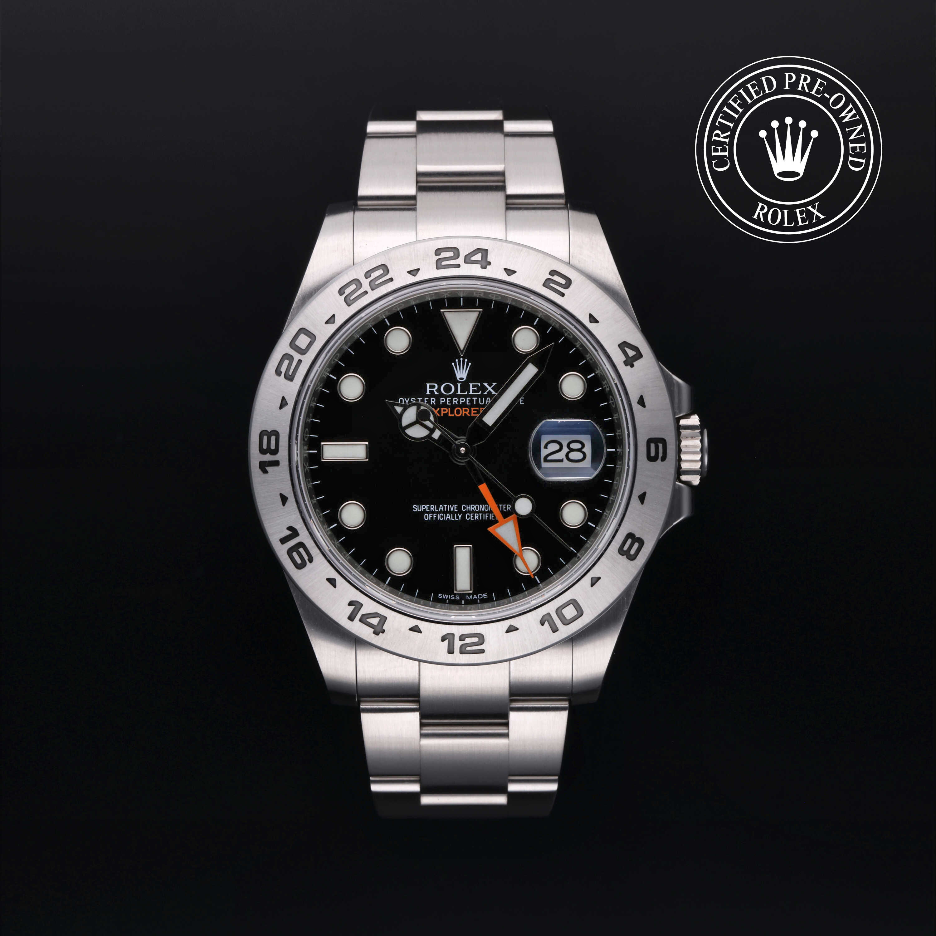 Rolex Explorer II in Steel M216570-0002 at Heller Jewelers
