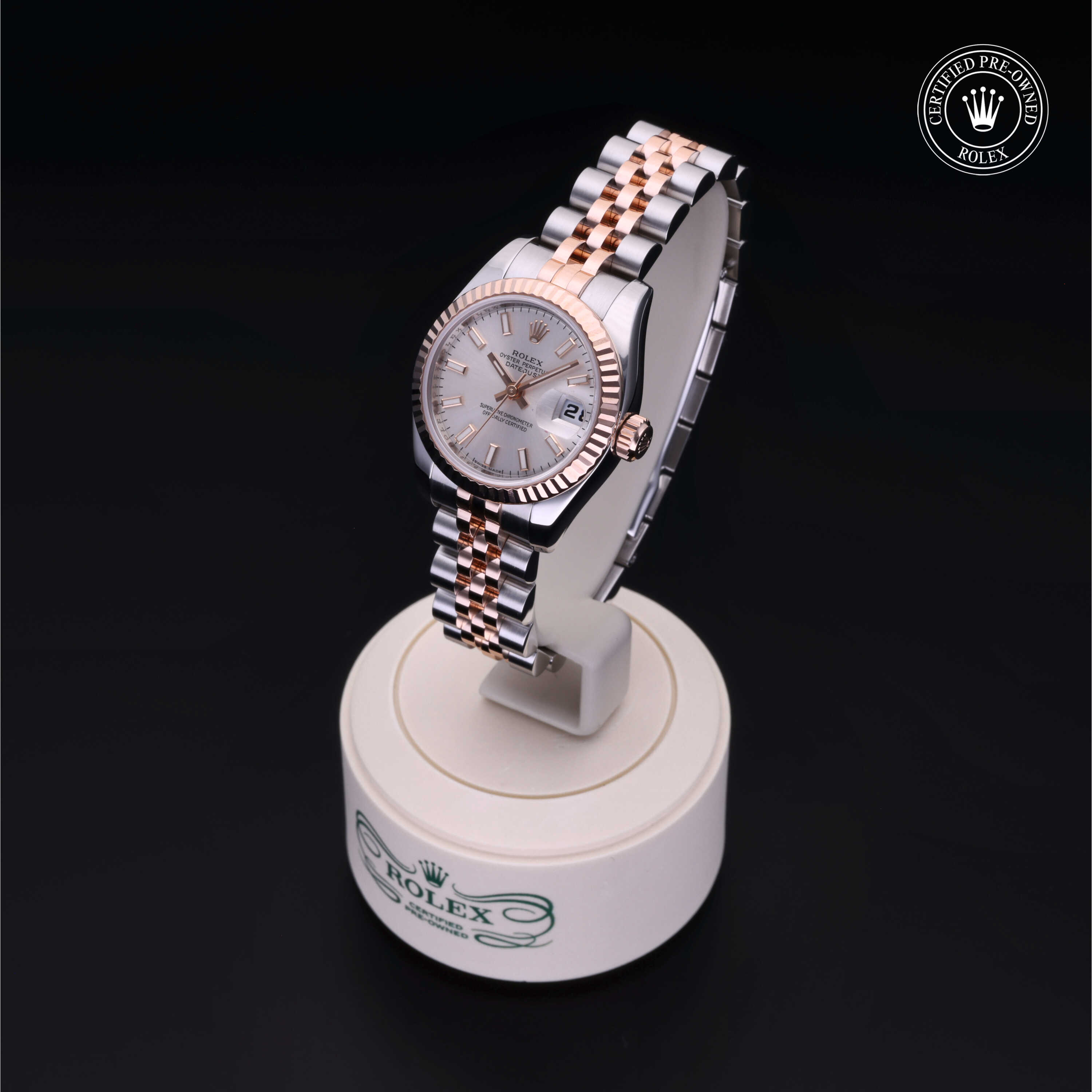 Rolex Lady-Datejust in Rolesor 18 Carat Red M179171-0004 at Heller Jewelers
