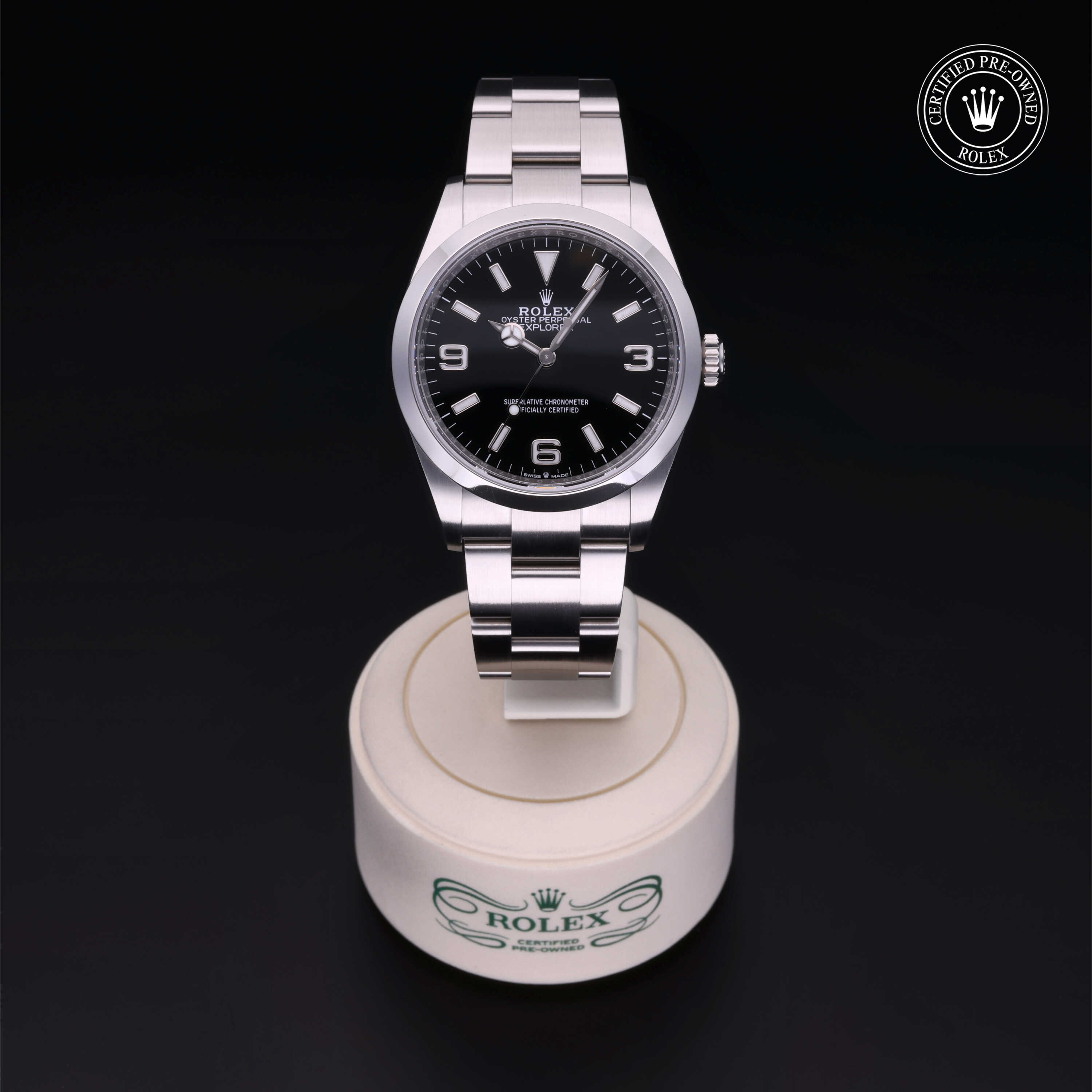 Rolex Explorer in Steel M124270-0001 at Heller Jewelers