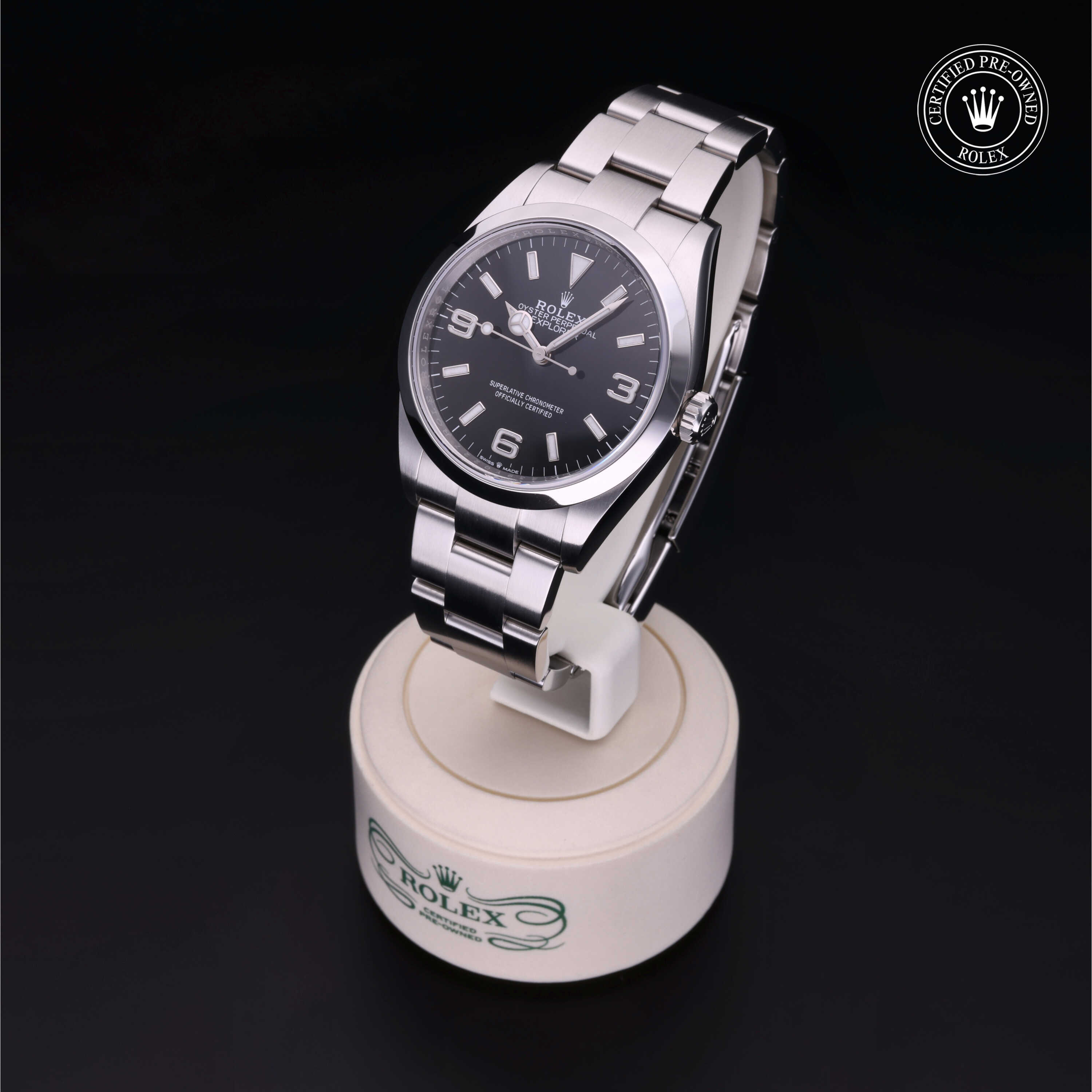 Rolex Explorer in Steel M124270-0001 at Heller Jewelers