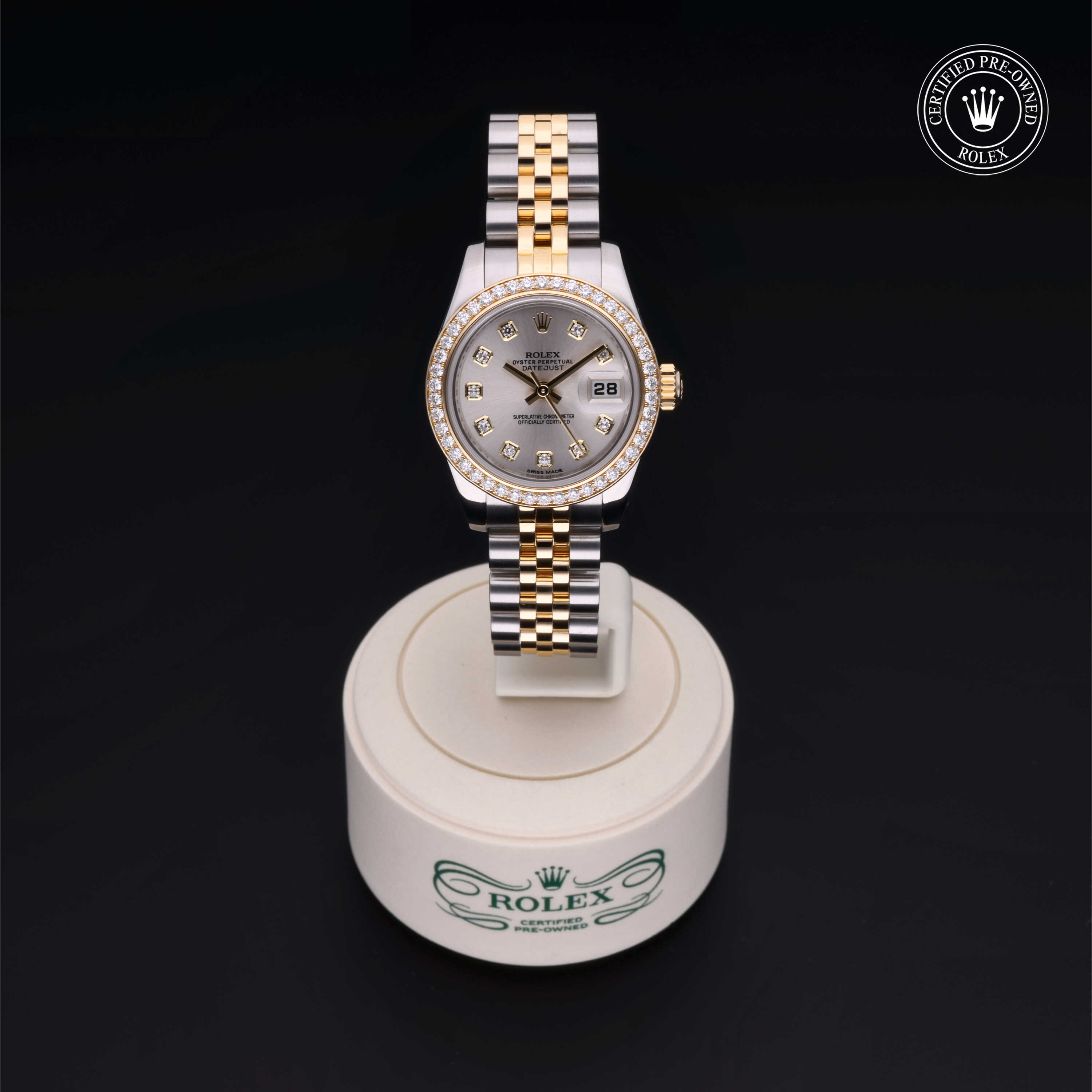 Rolex Lady-Datejust in Rolesor 18 Carat Yellow M179383-0016 at Heller Jewelers