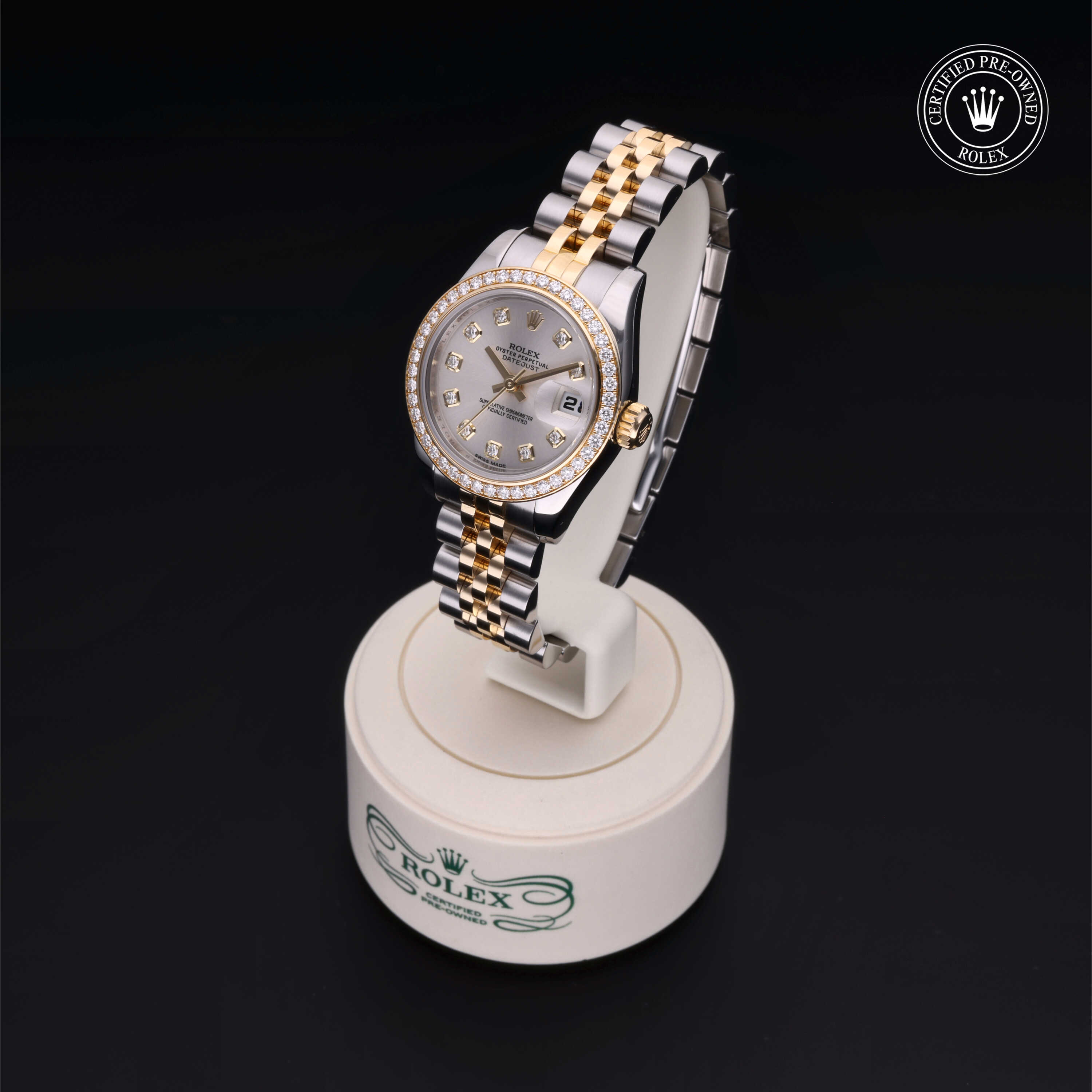 Rolex Lady-Datejust in Rolesor 18 Carat Yellow M179383-0016 at Heller Jewelers