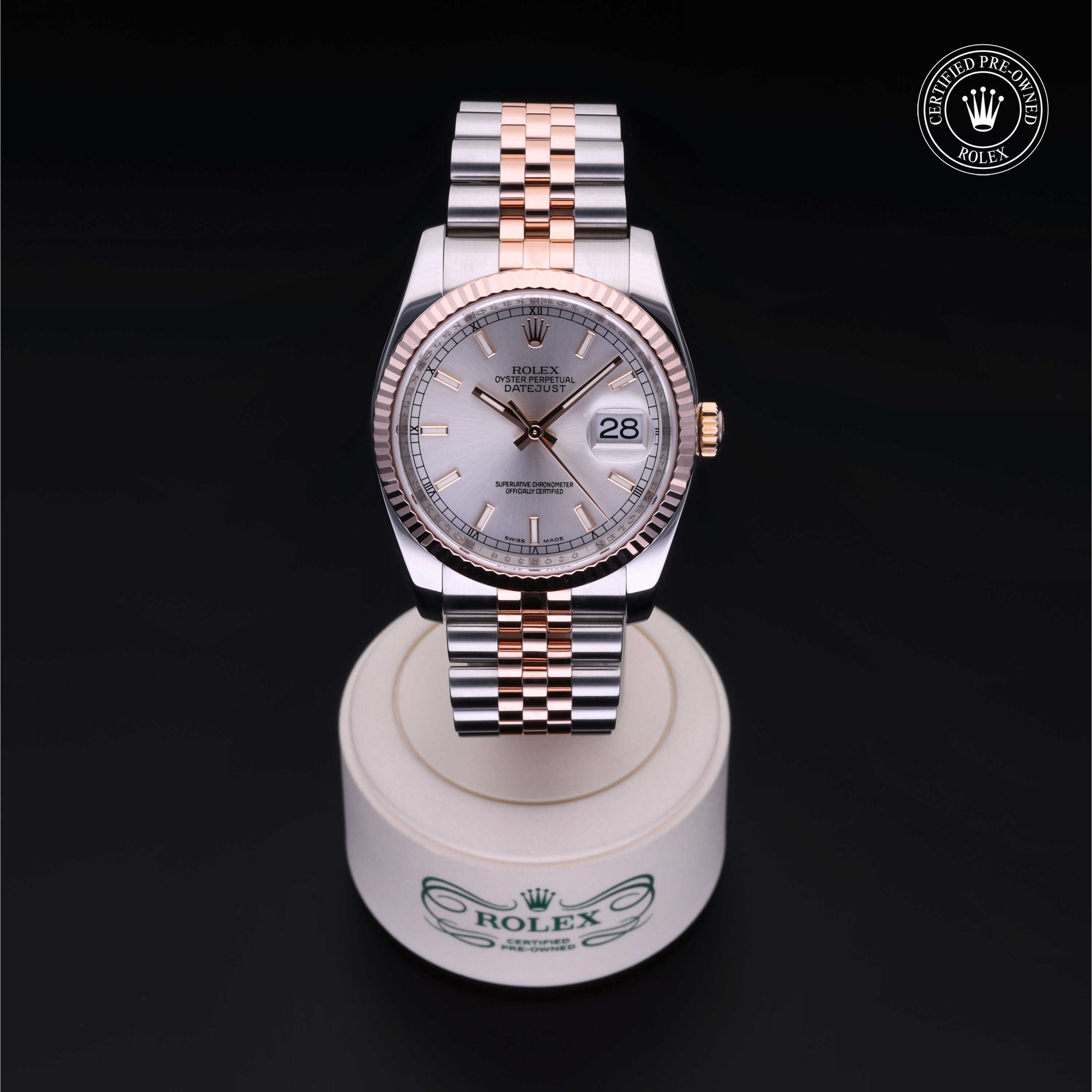 Rolex Datejust in Rolesor 18 Carat Red M116231-0007 at Heller Jewelers