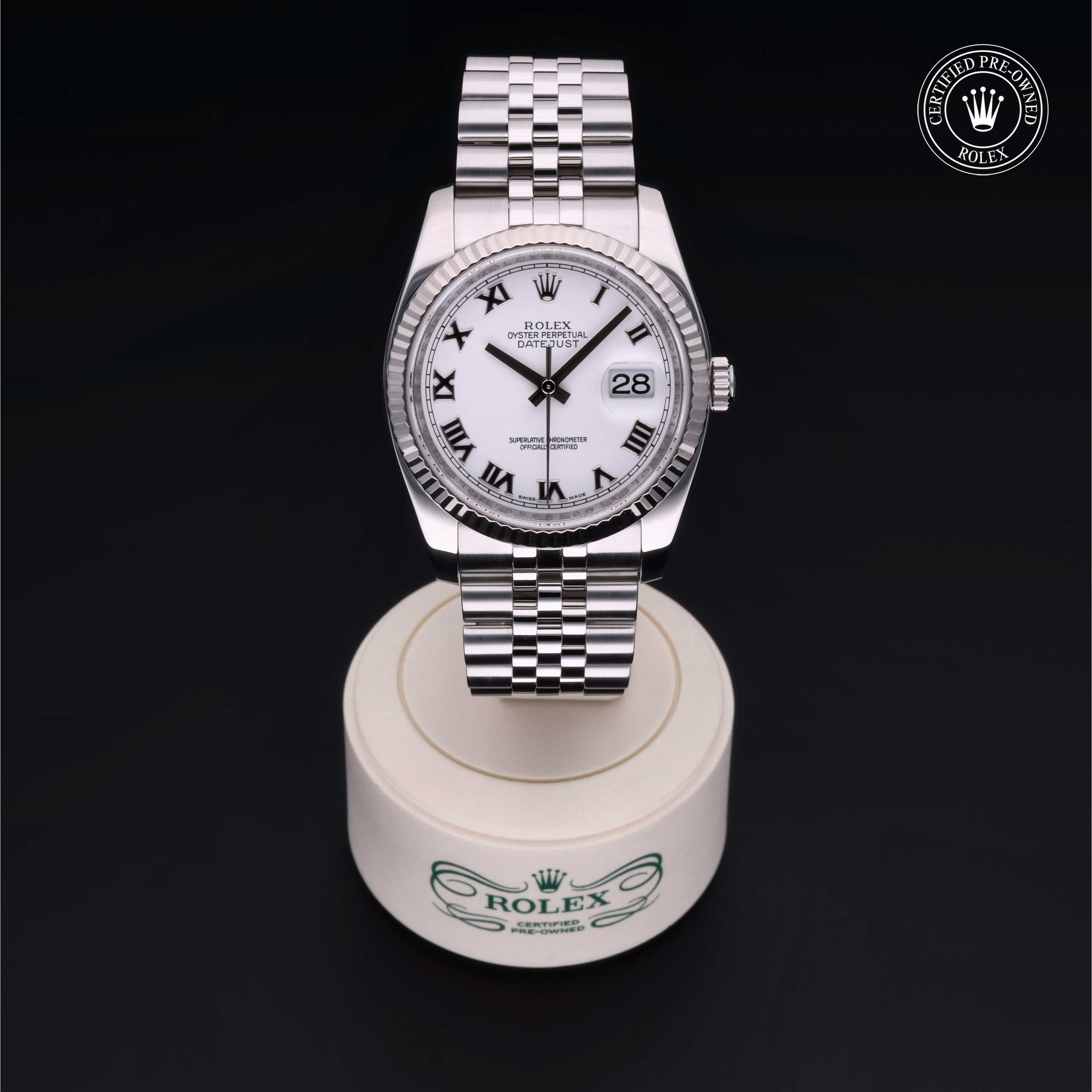 Rolex Datejust in Rolesor 18 Carat White M116234-0015 at Heller Jewelers