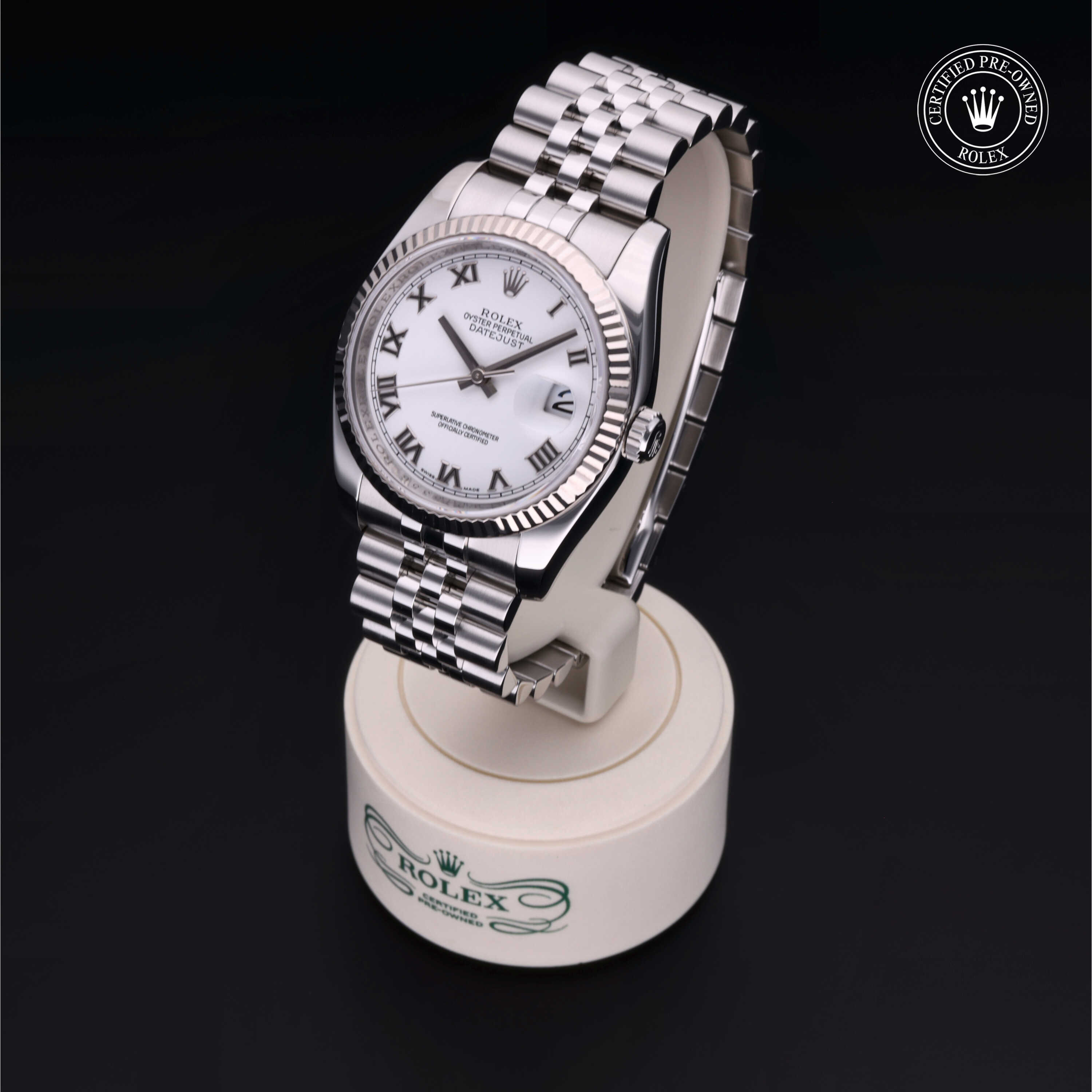 Rolex Datejust in Rolesor 18 Carat White M116234-0015 at Heller Jewelers