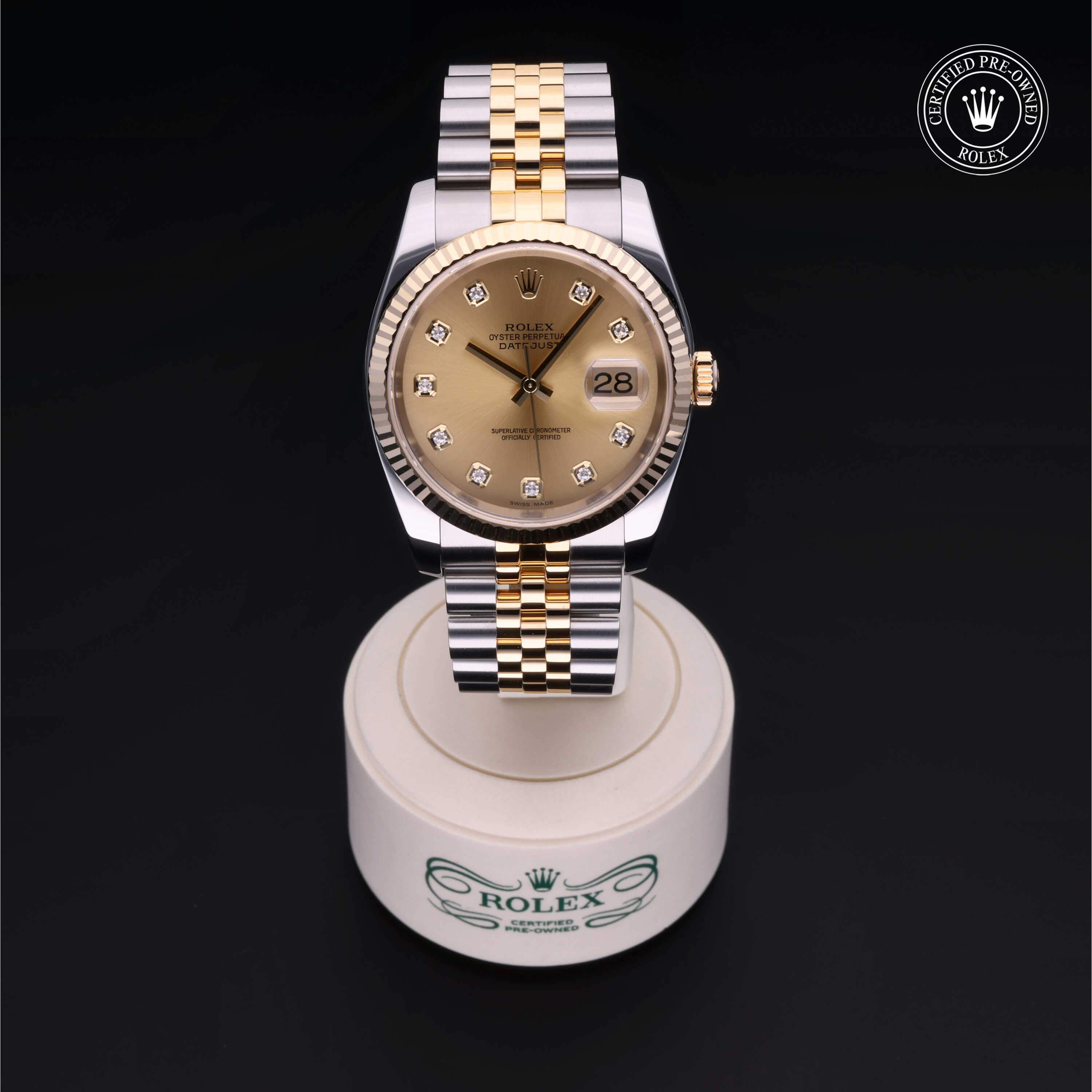 Rolex Datejust in Rolesor 18 Carat Yellow M116233-0079 at Heller Jewelers