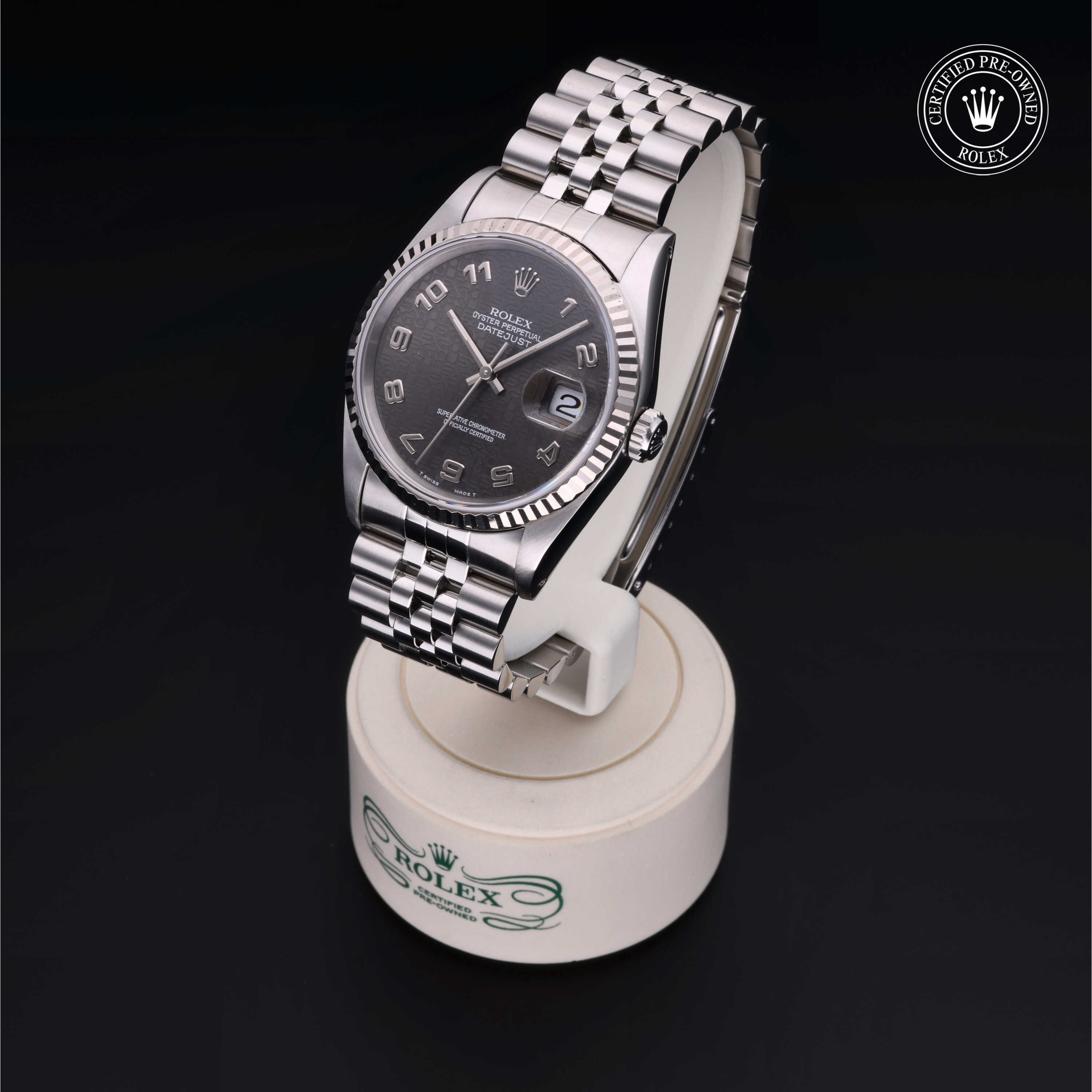 Rolex Datejust in Rolesor 18 Carat White M16234-0057 at Heller Jewelers
