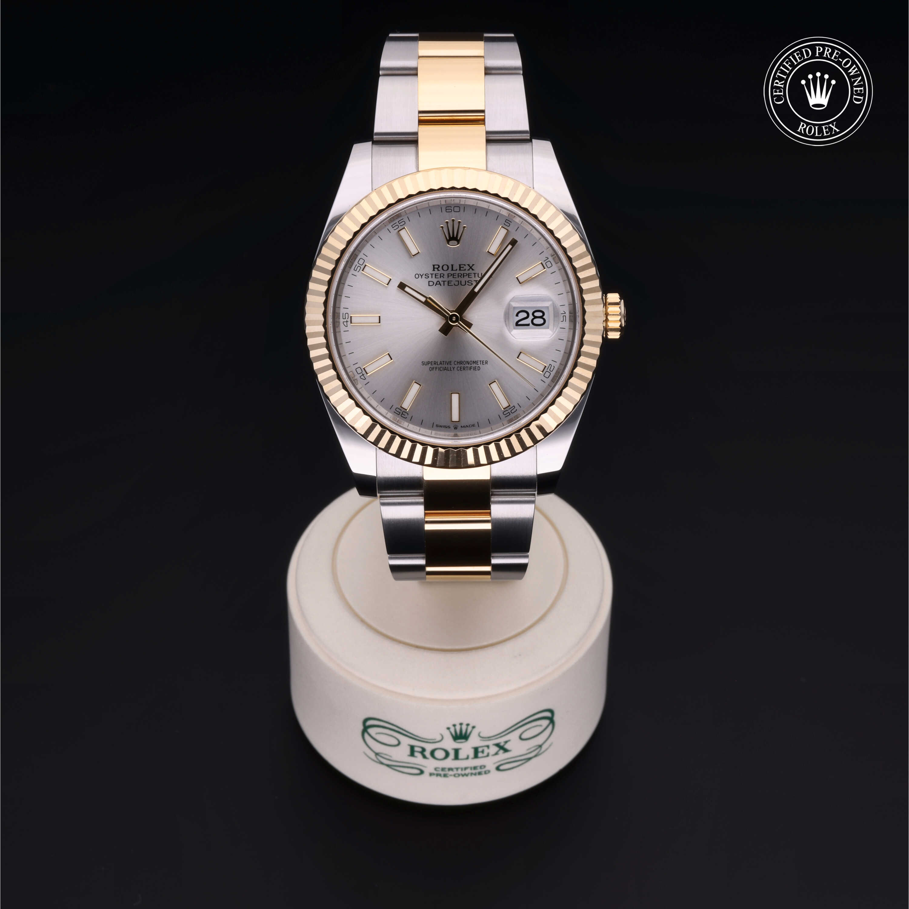 Rolex Datejust in Rolesor 18 Carat Yellow M126333-0001 at Heller Jewelers