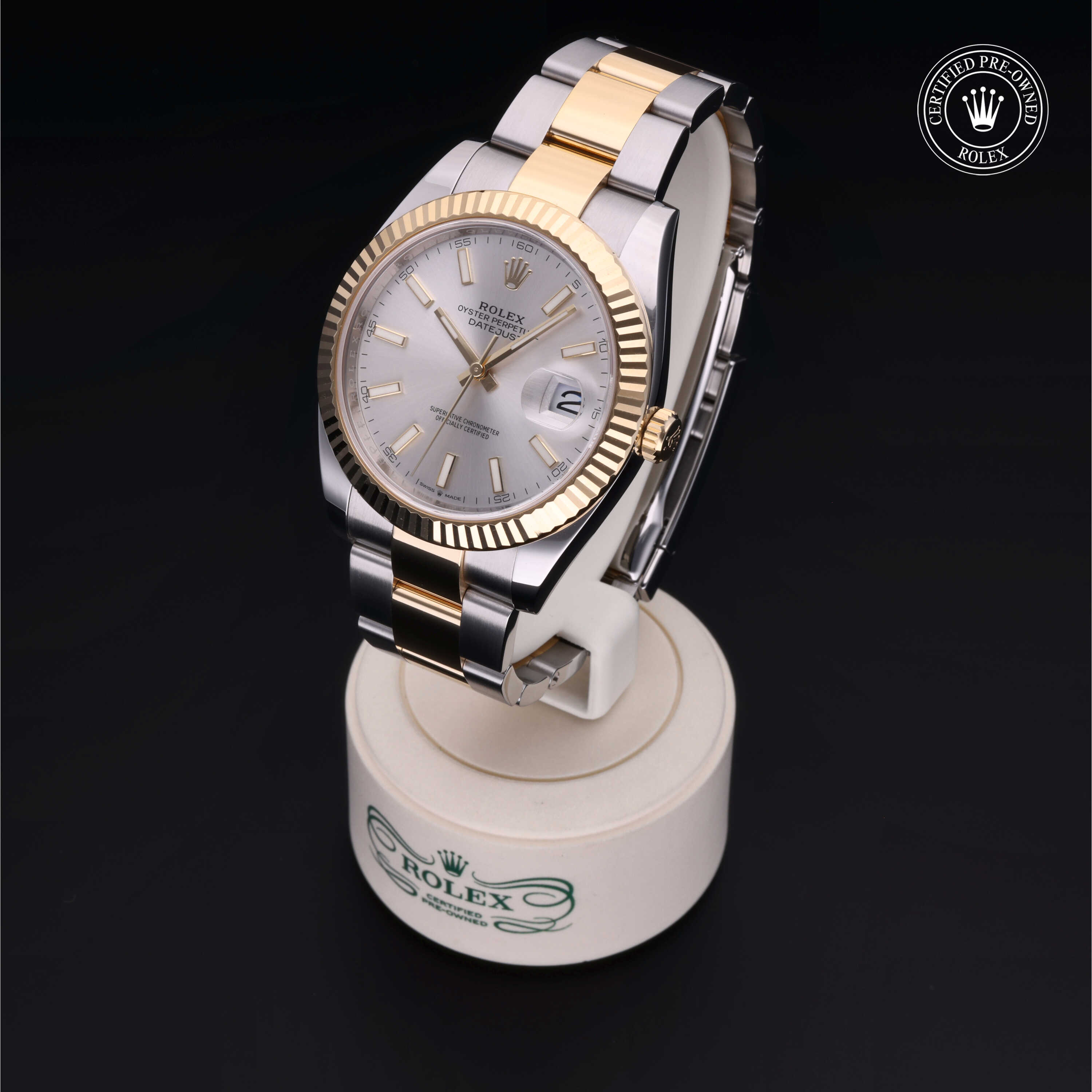 Rolex Datejust in Rolesor 18 Carat Yellow M126333-0001 at Heller Jewelers