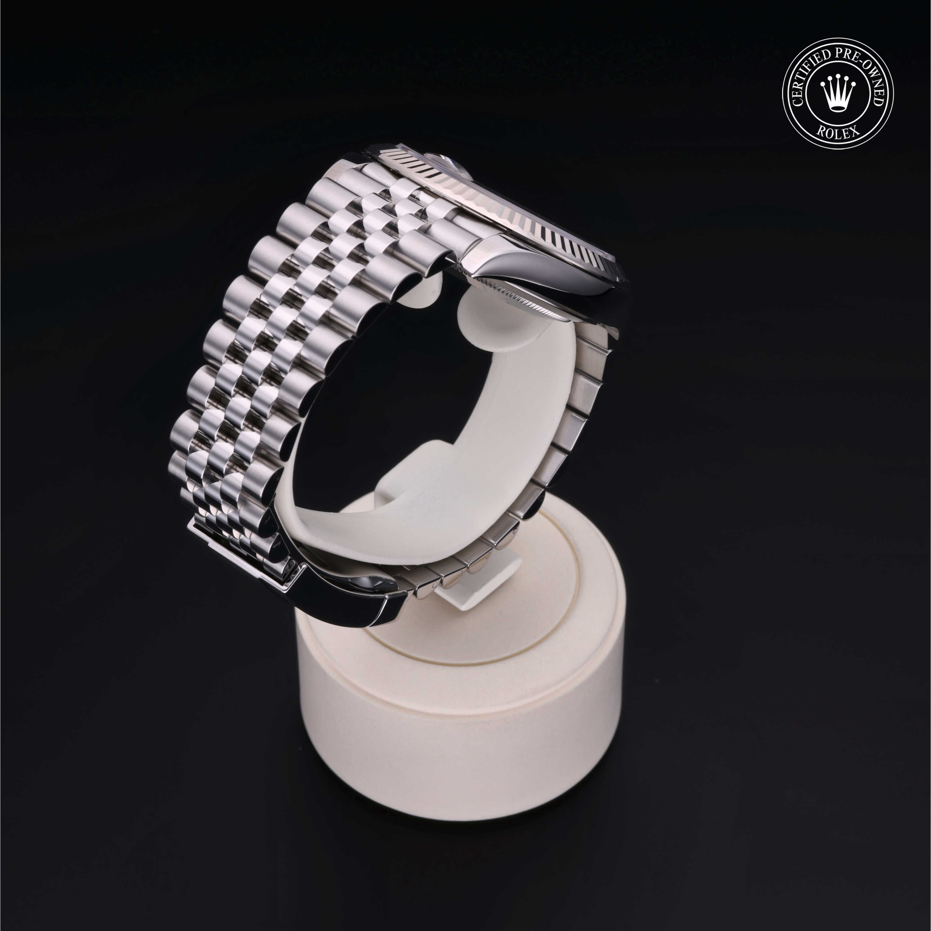 Rolex Datejust in Rolesor 18 Carat White M126334-0018 at Heller Jewelers