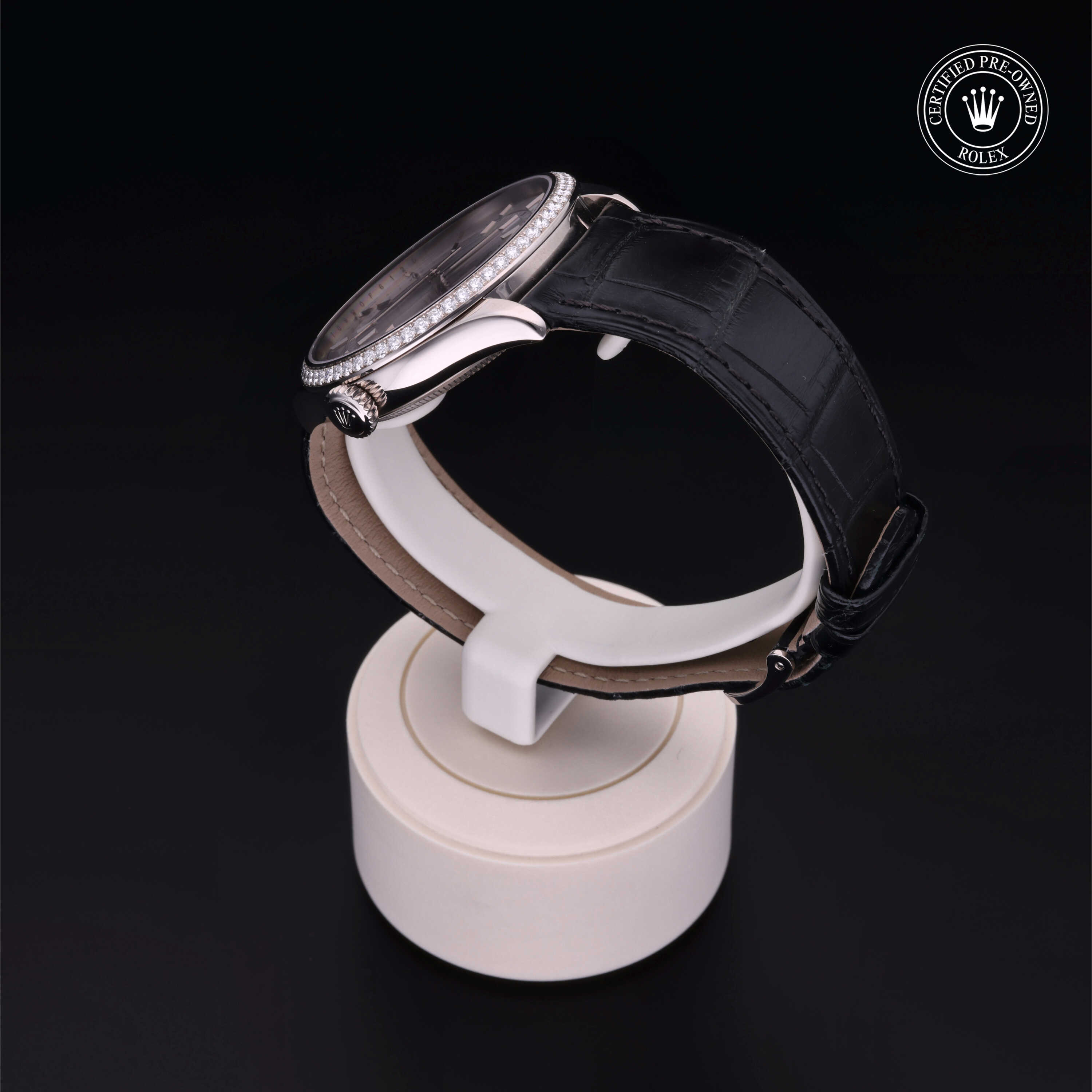 Rolex Cellini in Gold 18 Carat White M50709RBR-0010 at Heller Jewelers