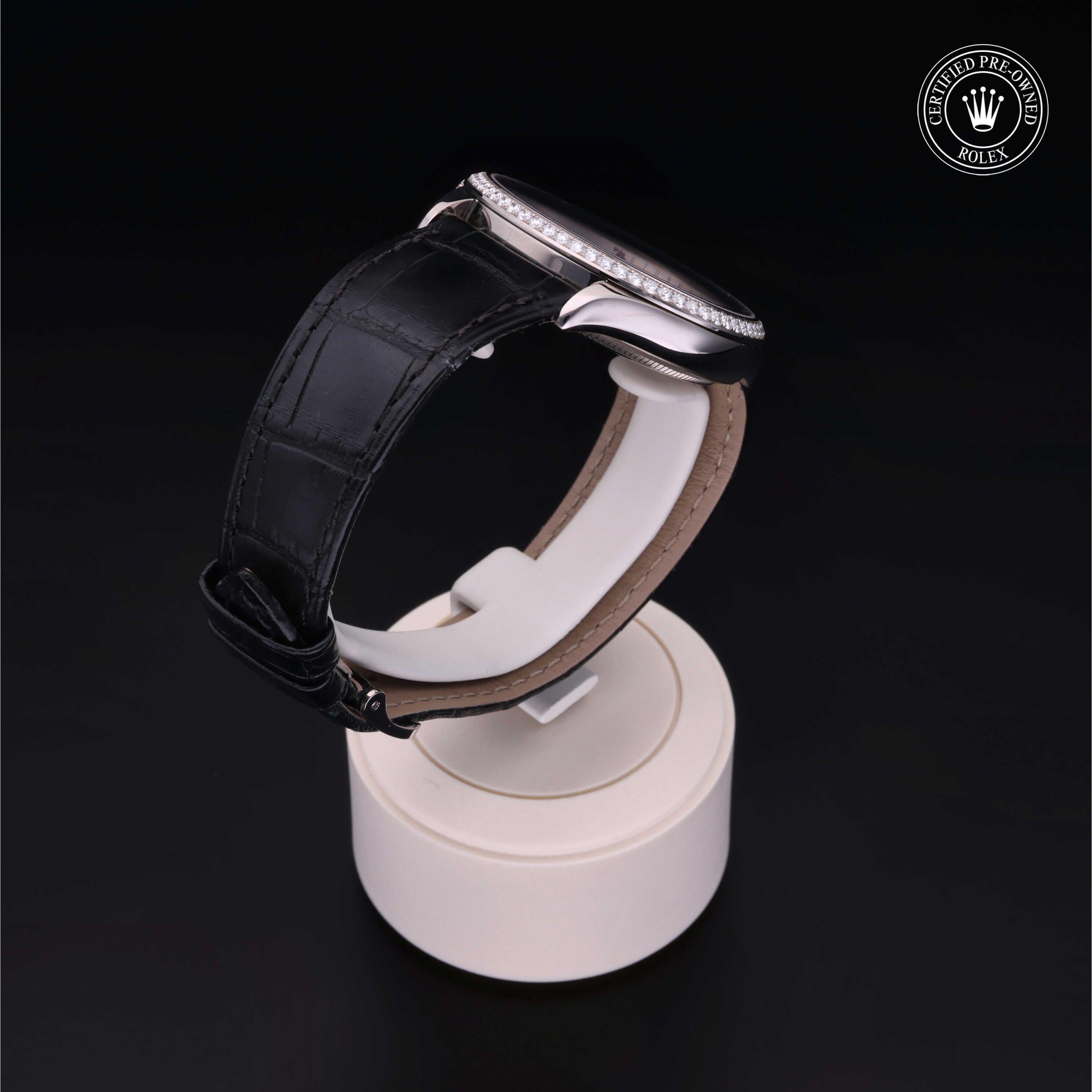 Rolex Cellini in Gold 18 Carat White M50709RBR-0010 at Heller Jewelers