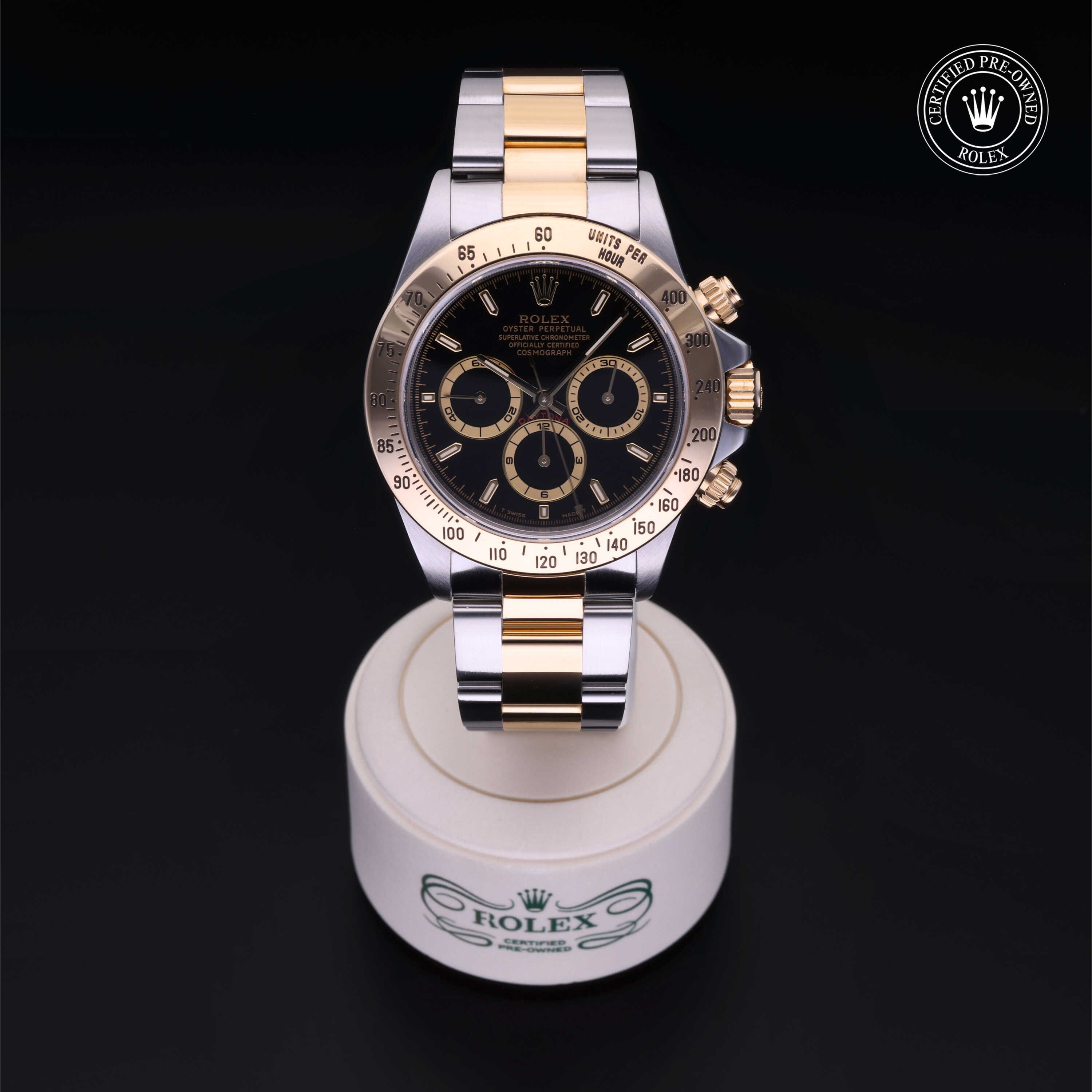 Rolex Cosmograph Daytona in Rolesor 18 Carat Yellow M16523-0001 at Heller Jewelers