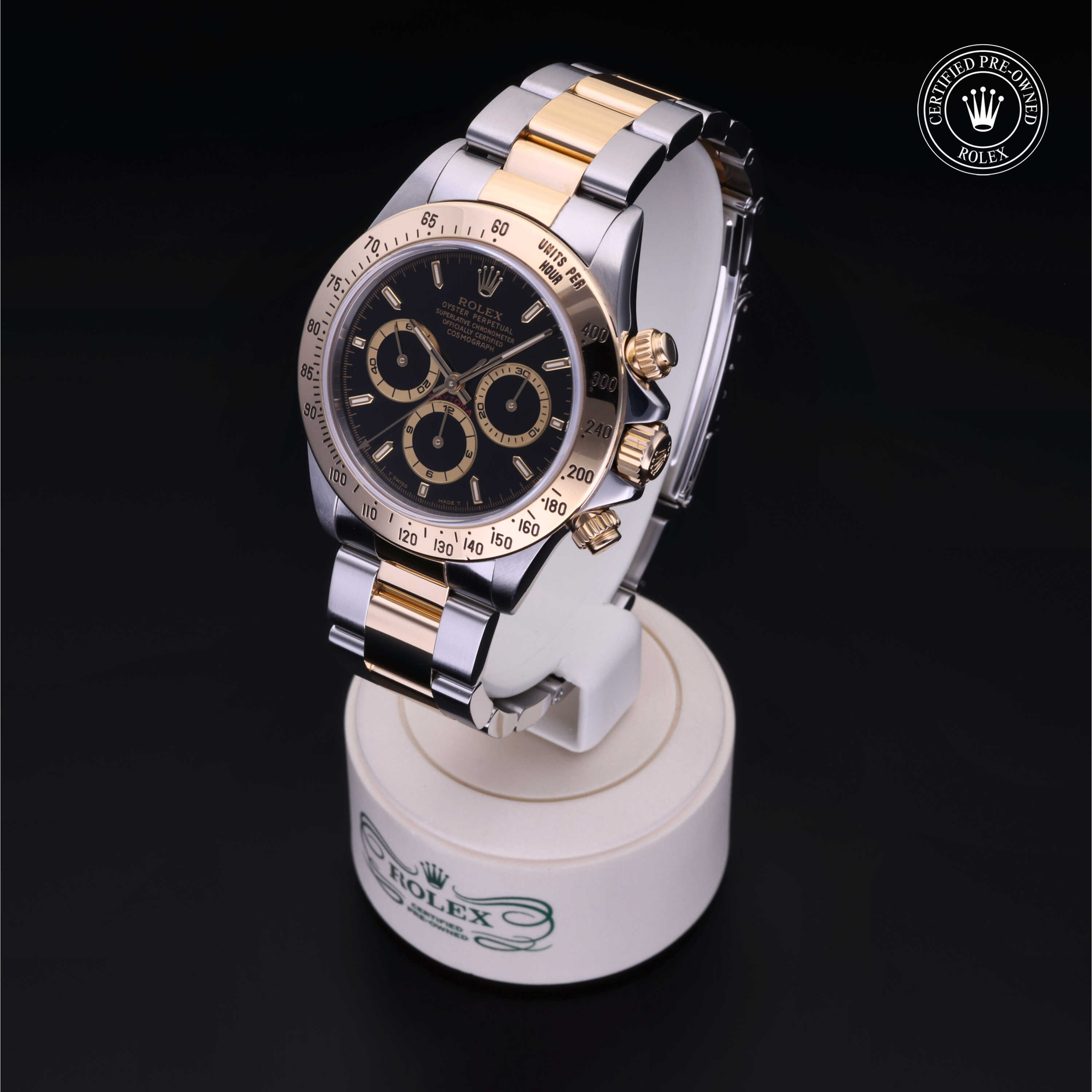 Rolex Cosmograph Daytona in Rolesor 18 Carat Yellow M16523-0001 at Heller Jewelers