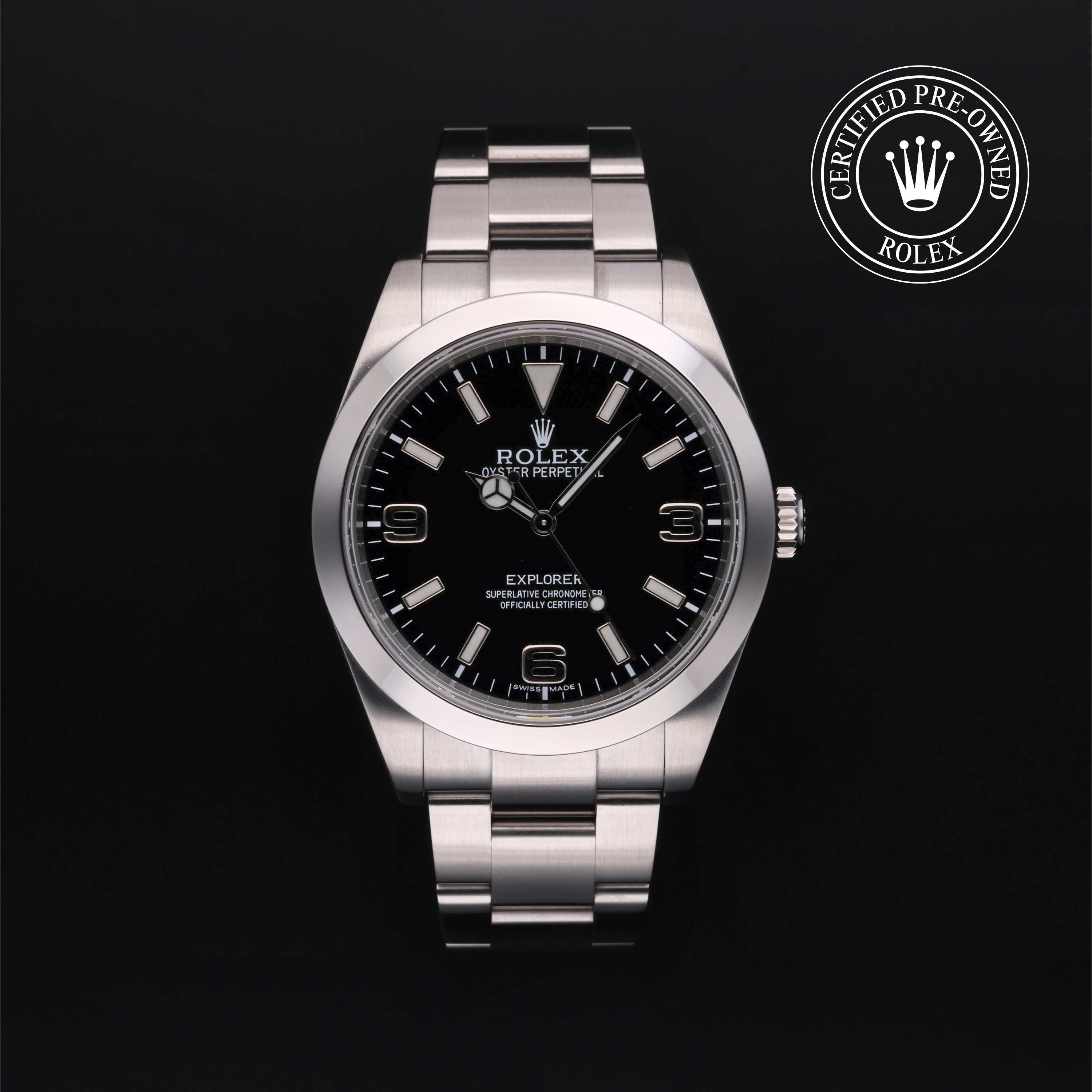 Rolex Explorer in Steel M214270-0001 at Heller Jewelers