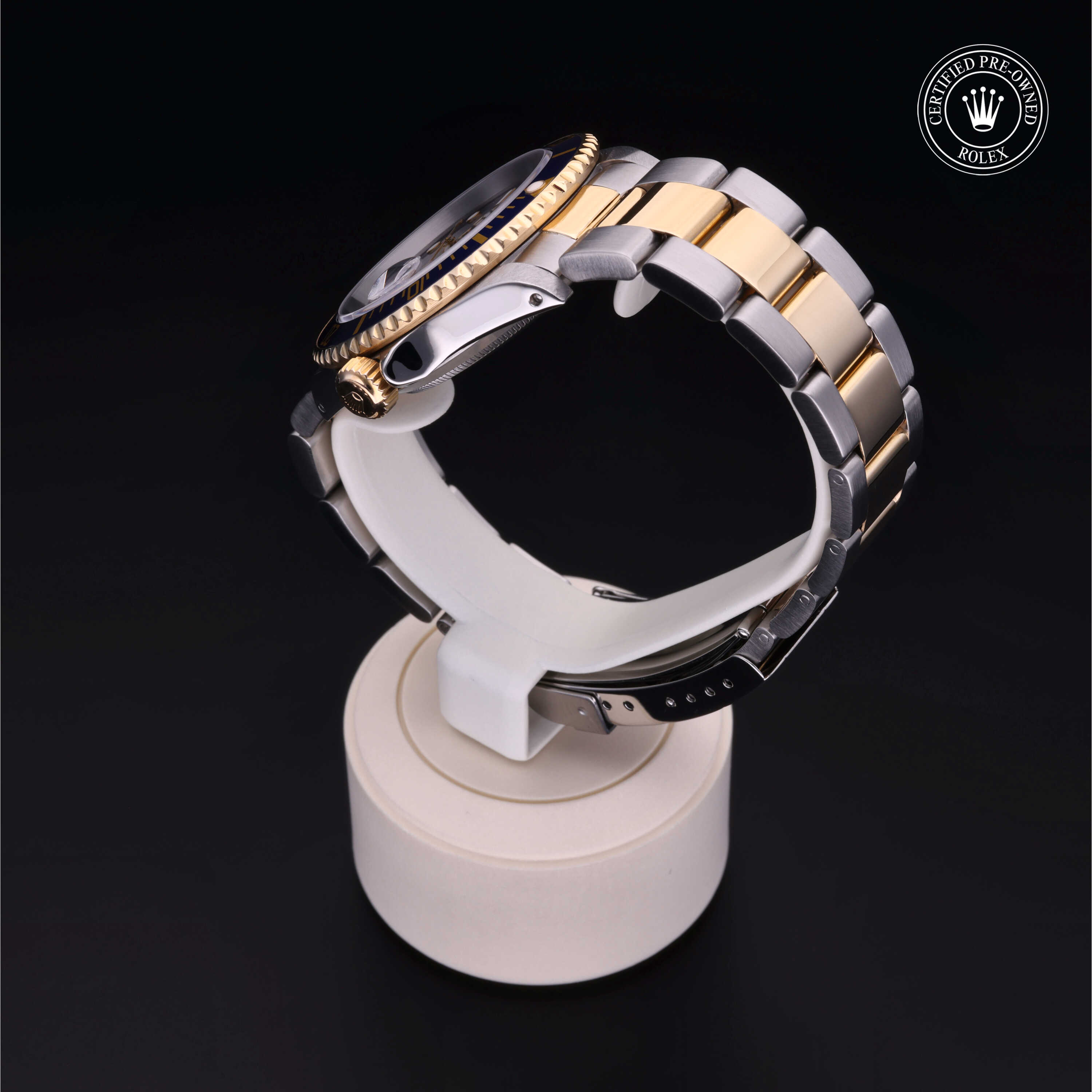 Rolex Submariner in Rolesor 18 Carat Yellow M16613-0012 at Heller Jewelers