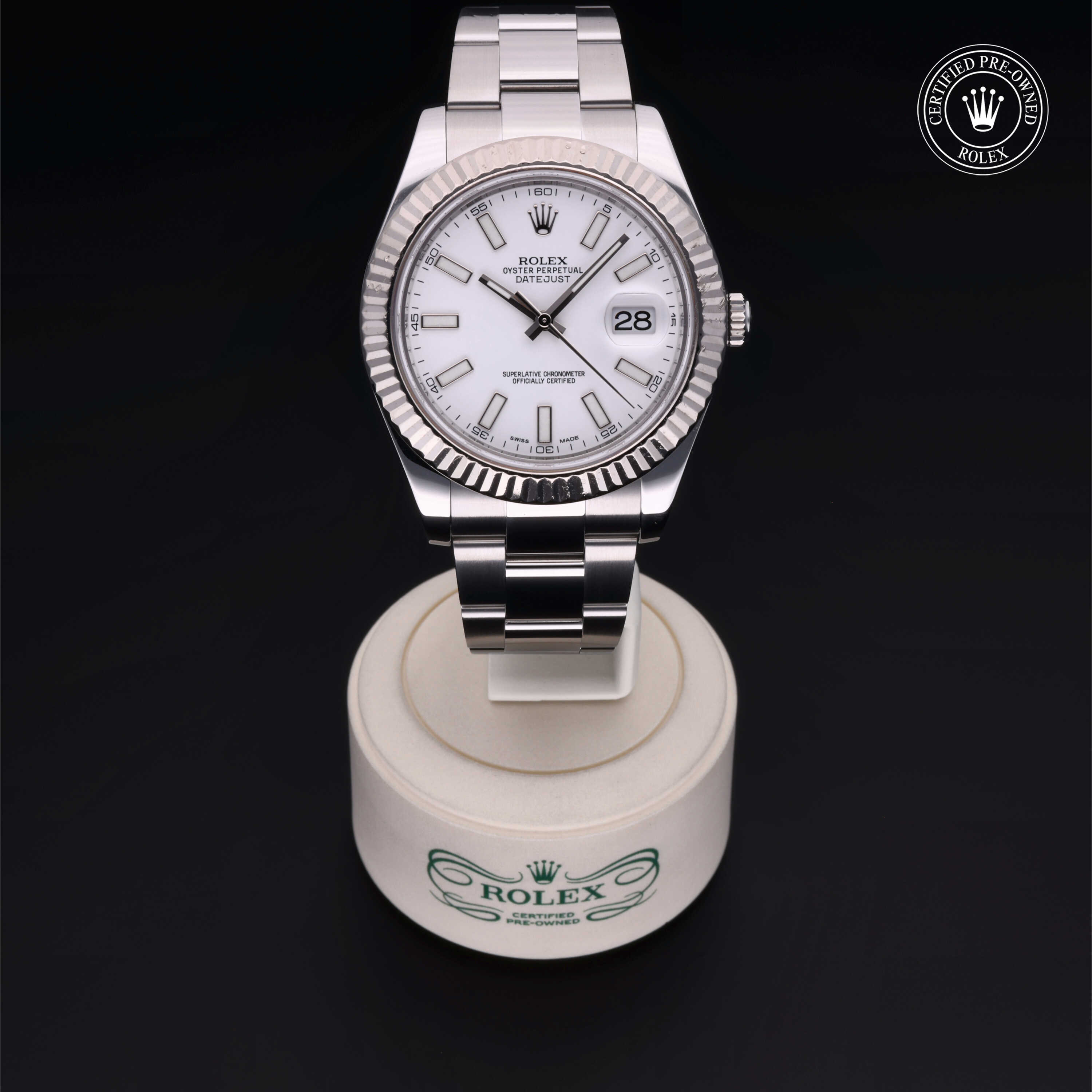 Rolex Datejust II in Rolesor 18 Carat White M116334-0006 at Heller Jewelers Rolex Datejust II in Rolesor 18 Carat White M116334-0006 at Heller Jewelers