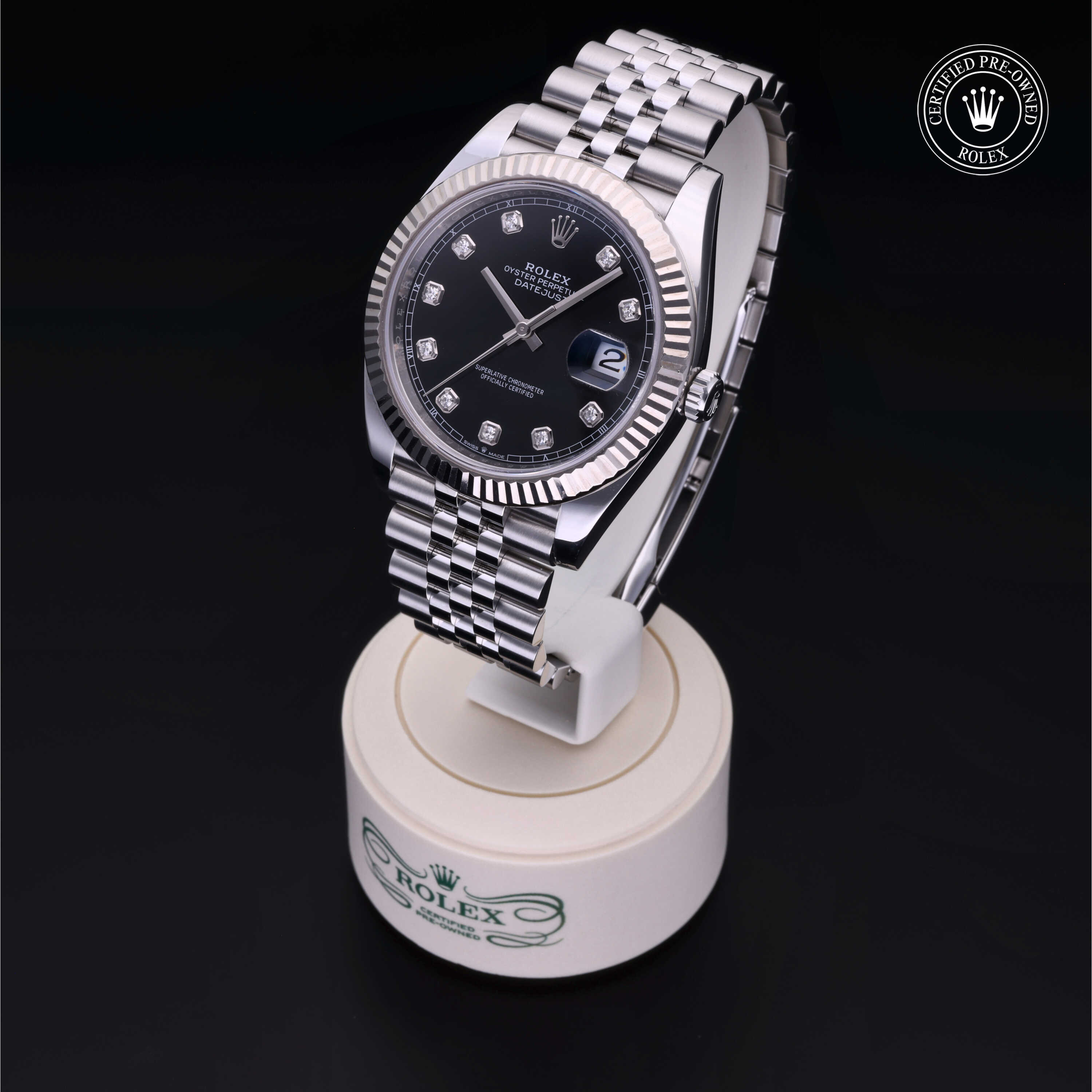 Rolex Datejust in Rolesor 18 Carat White M126334-0012 at Heller Jewelers