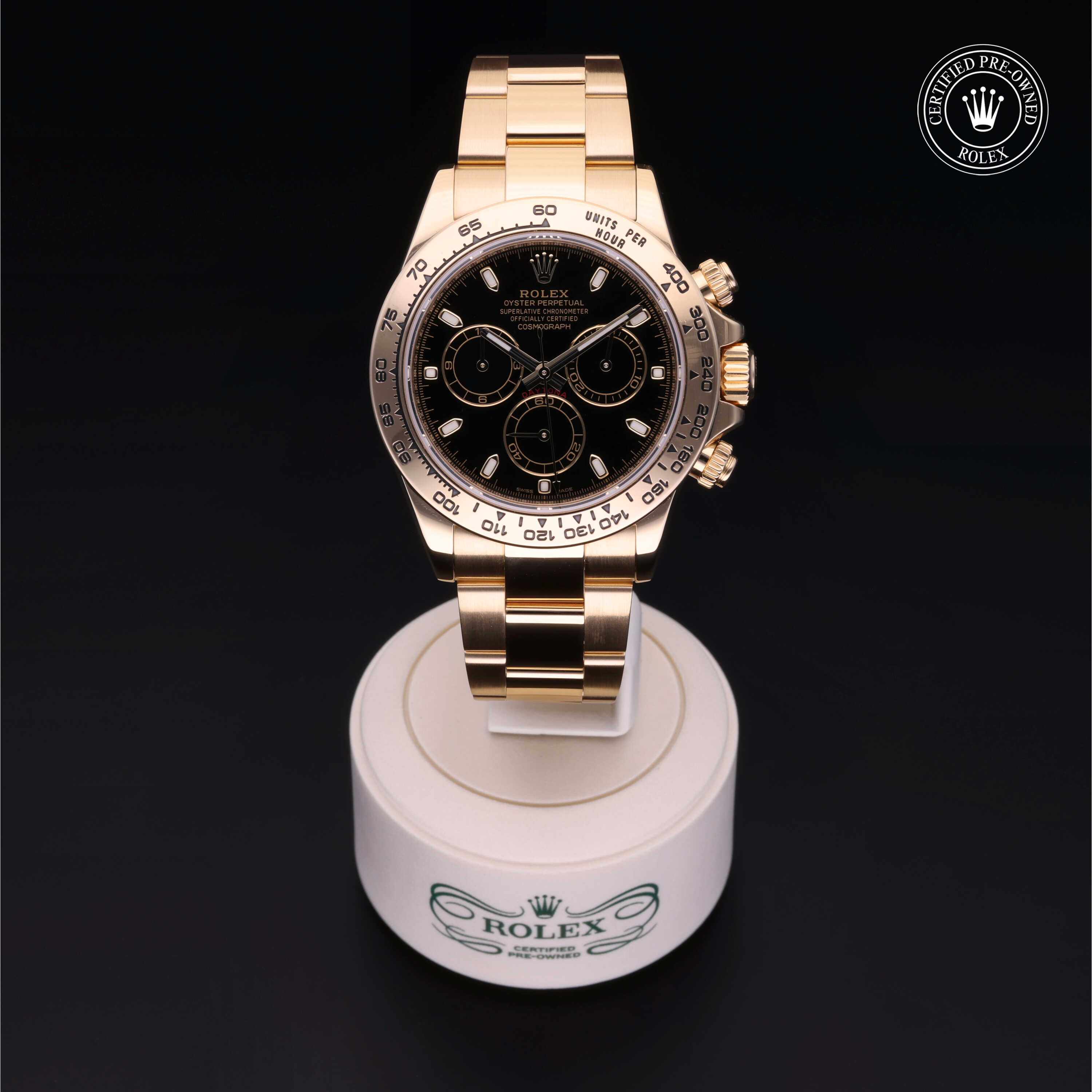 Rolex Cosmograph Daytona in Gold 18 Carat Yellow M116508-0004 at Heller Jewelers