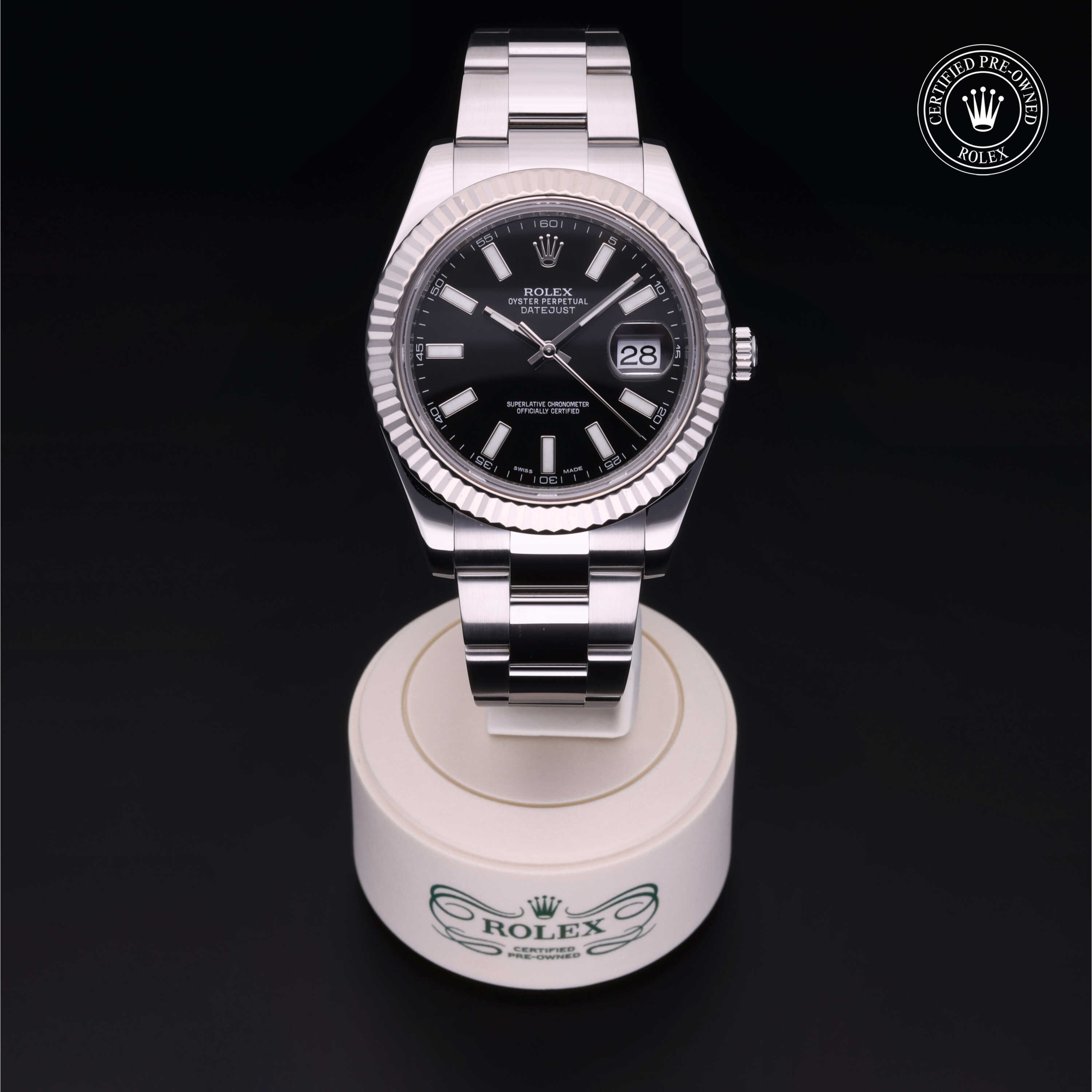 Rolex Datejust II in Rolesor 18 Carat White M116334-0003 at Heller Jewelers Rolex Datejust II in Rolesor 18 Carat White M116334-0003 at Heller Jewelers
