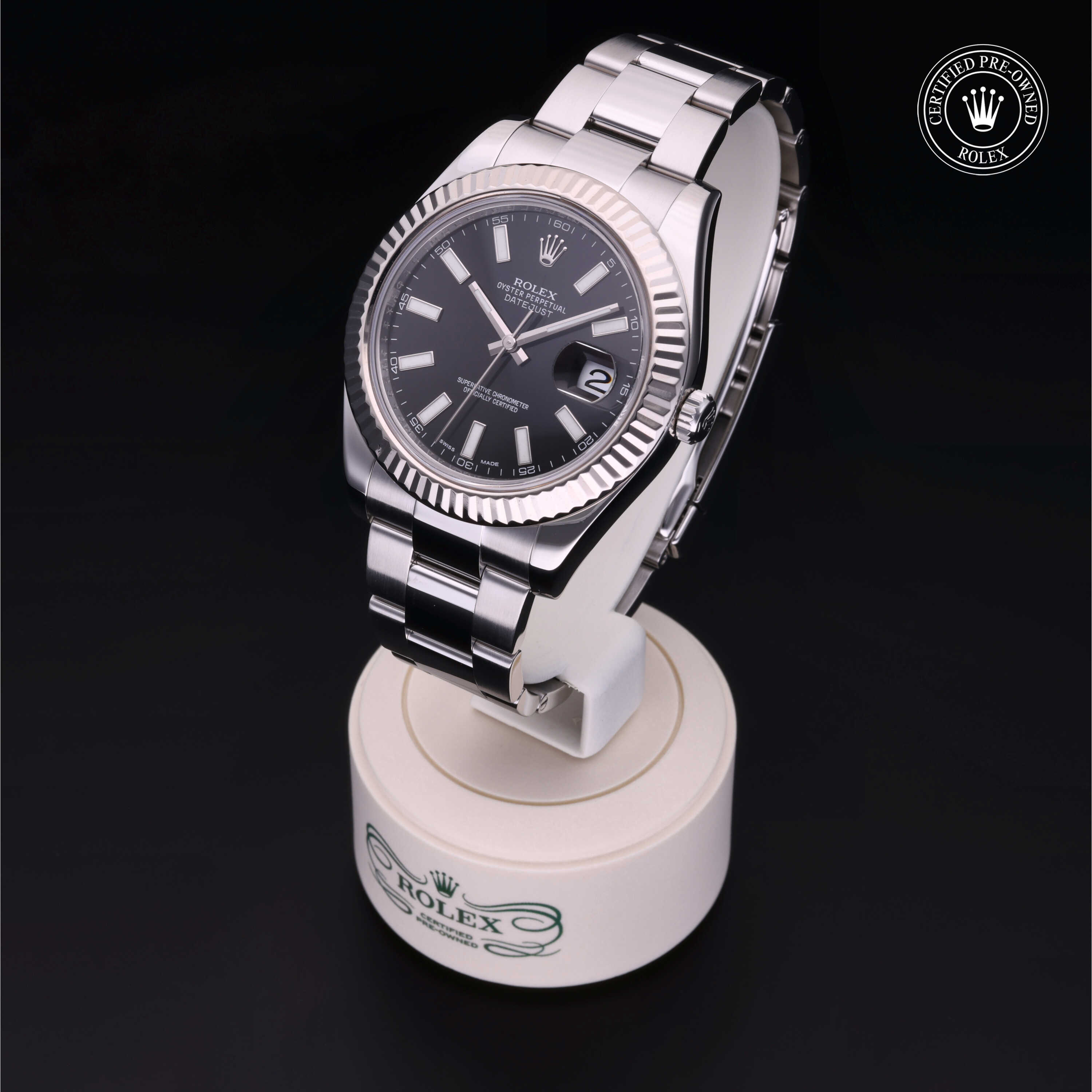 Rolex Datejust II in Rolesor 18 Carat White M116334-0003 at Heller Jewelers Rolex Datejust II in Rolesor 18 Carat White M116334-0003 at Heller Jewelers