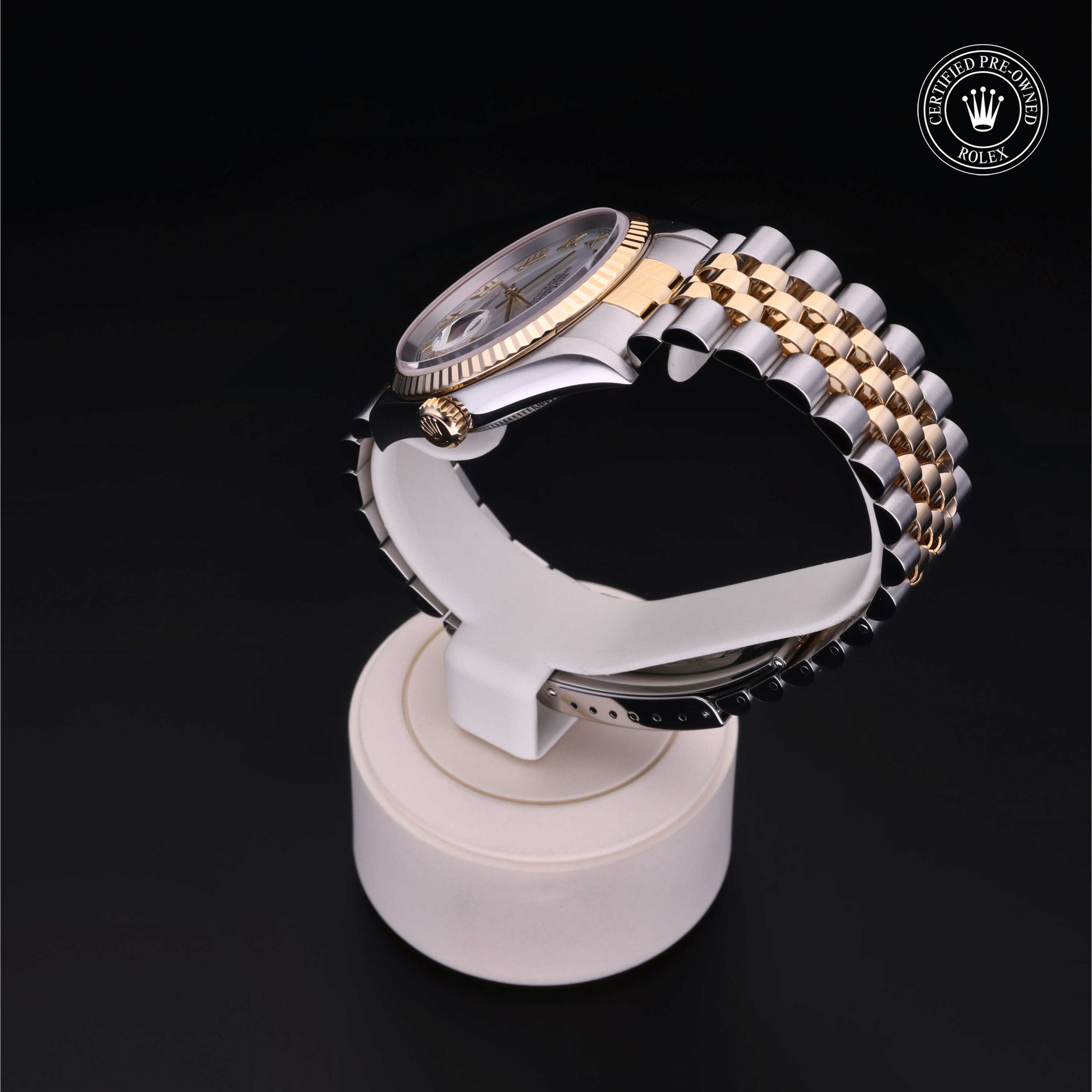 Rolex Datejust in Rolesor 18 Carat Yellow M16233-0004 at Heller Jewelers