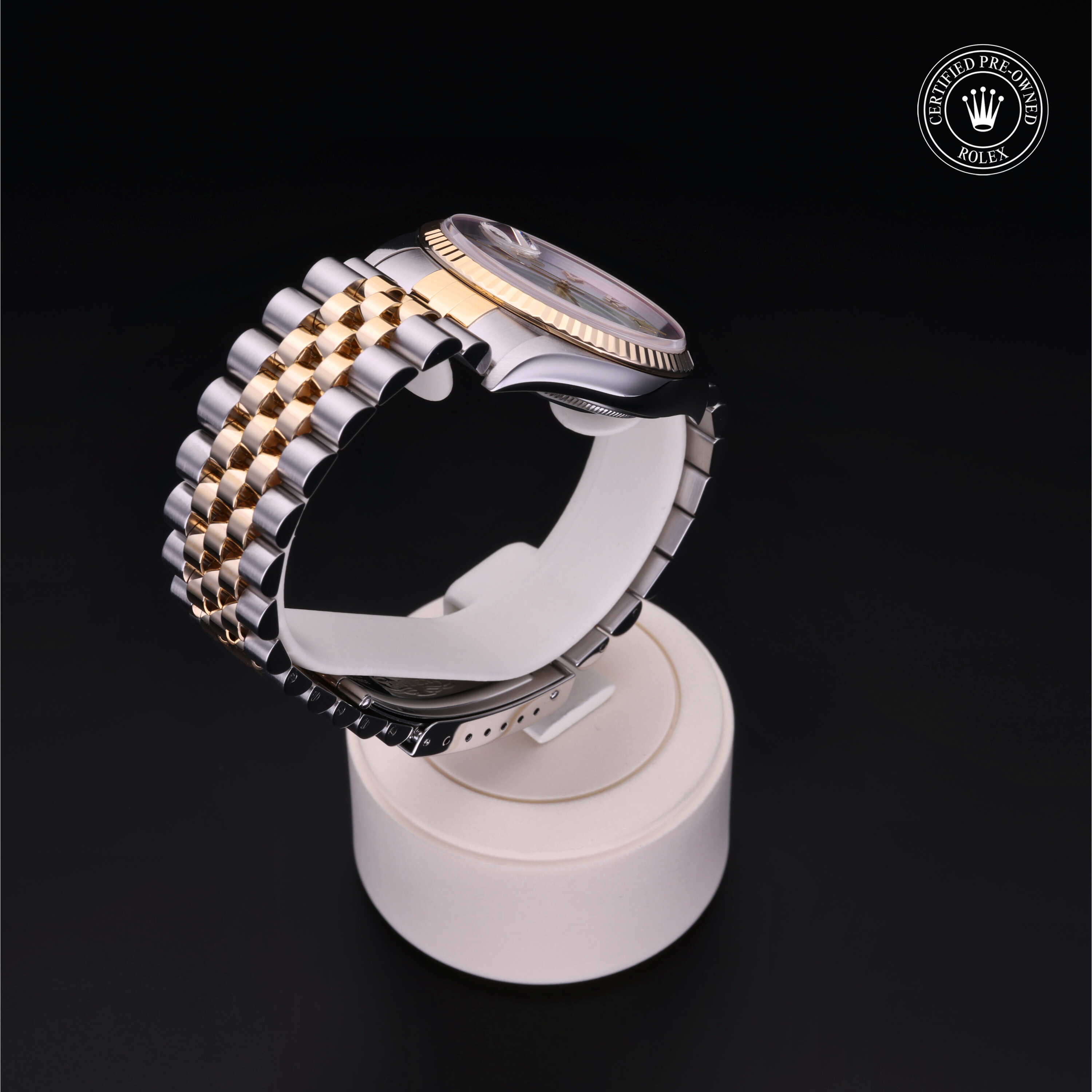 Rolex Datejust in Rolesor 18 Carat Yellow M16233-0004 at Heller Jewelers
