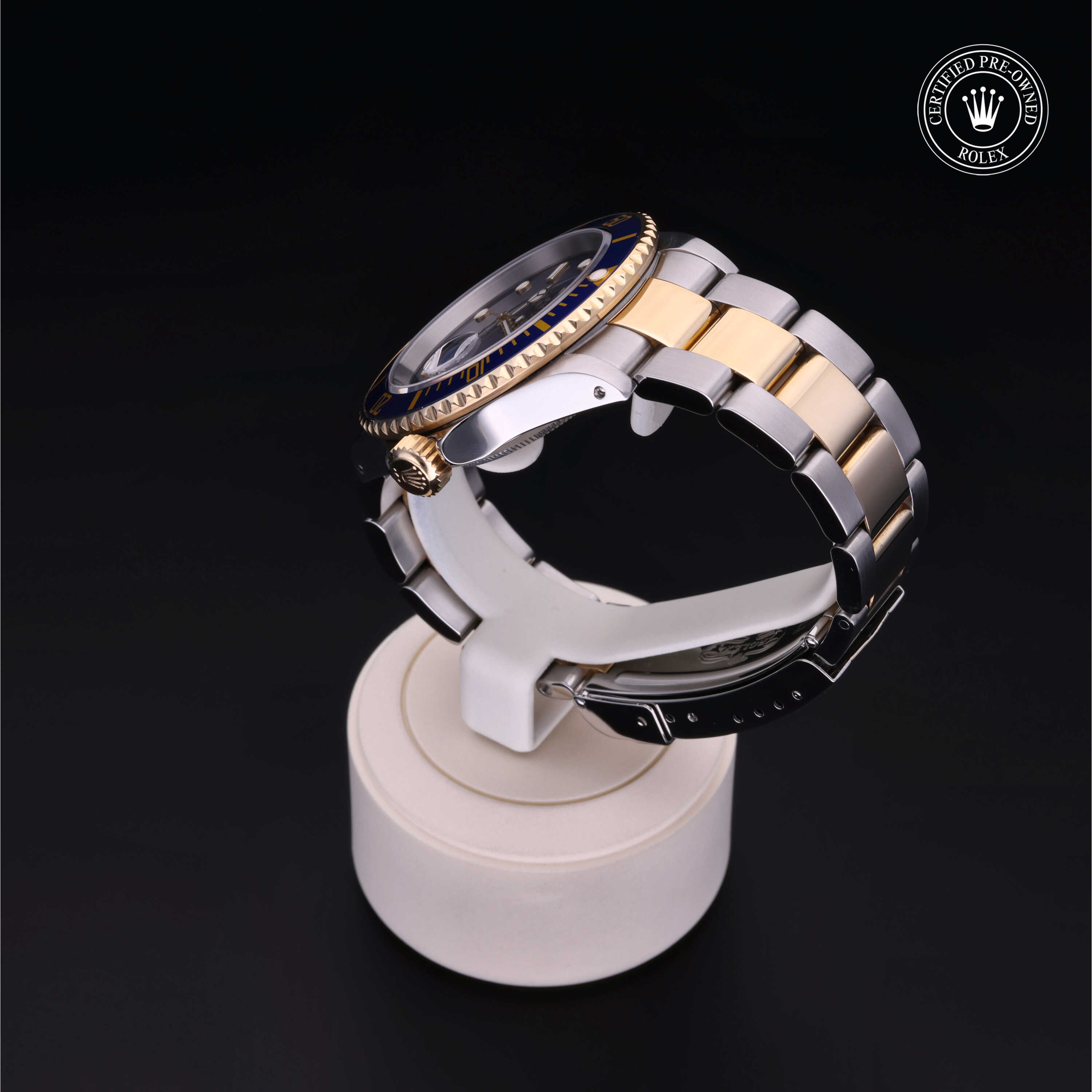 Rolex Submariner in Rolesor 18 Carat Yellow M16613-0015 at Heller Jewelers