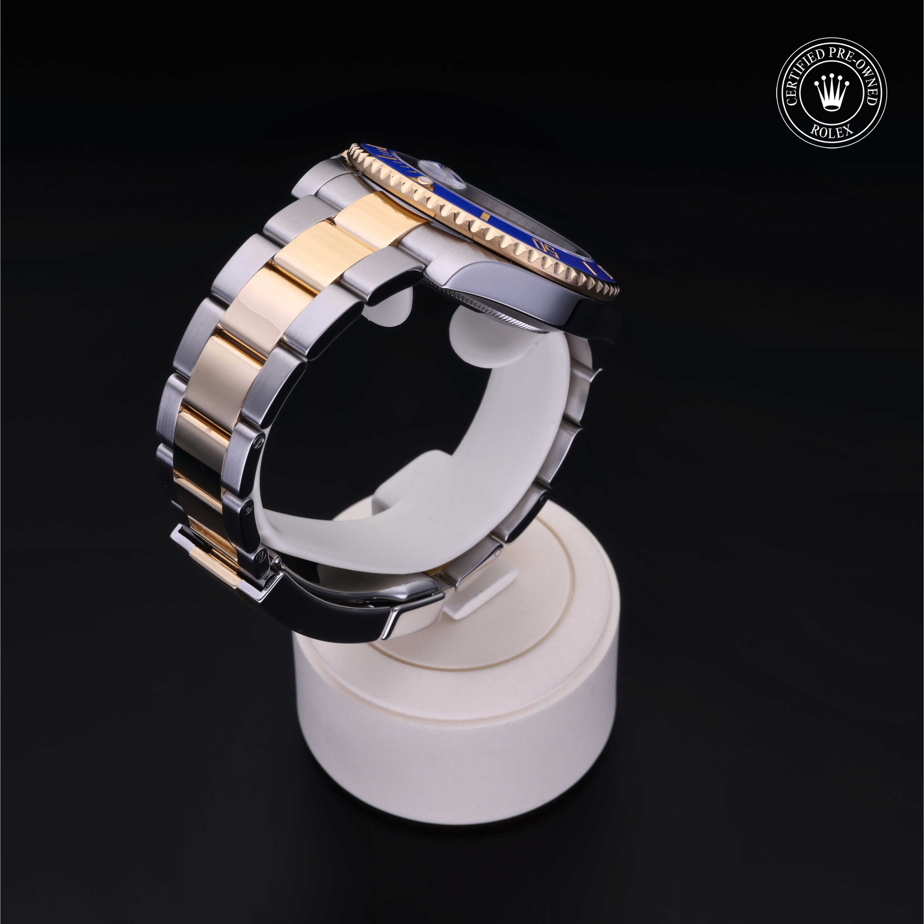 Rolex Submariner in Rolesor 18 Carat Yellow M116613LB-0005 at Heller Jewelers